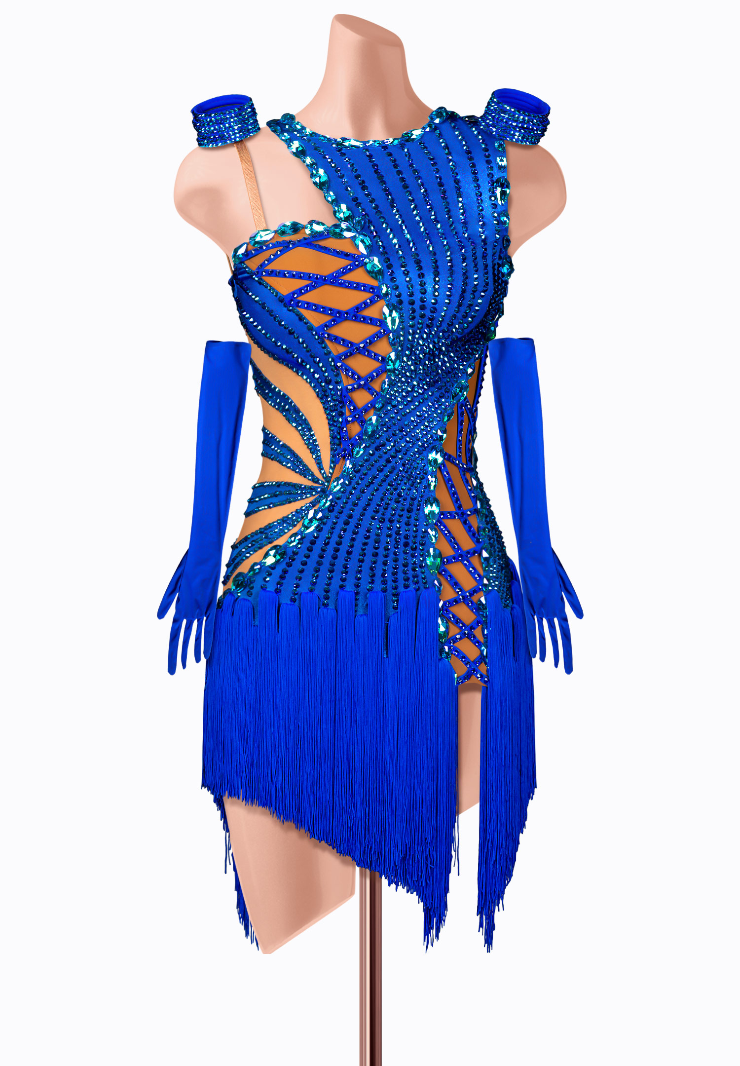 Azure Rhythm Latin Dress TID-LM1095