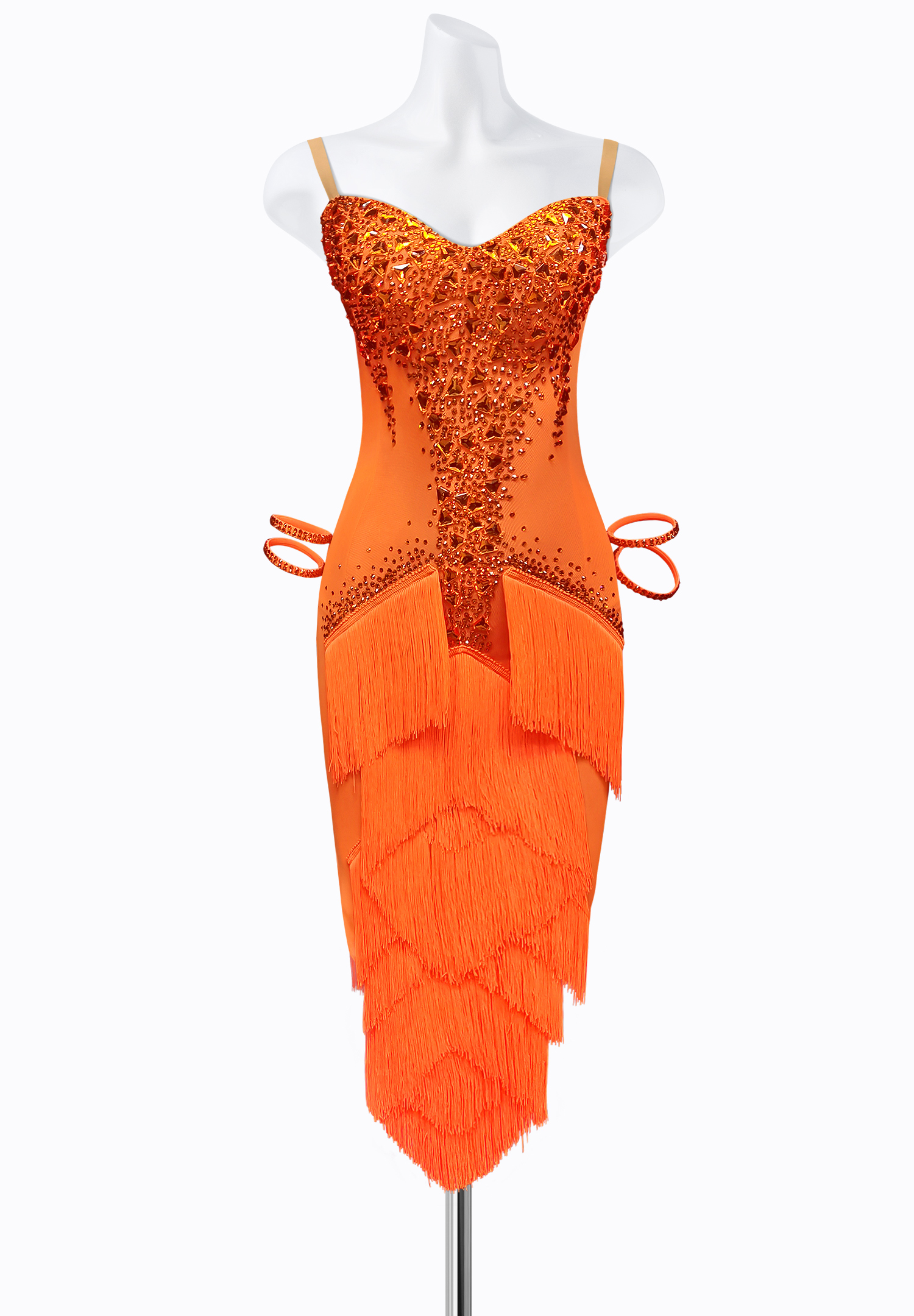 Vintage Fringe Latin Dress AM-L3423