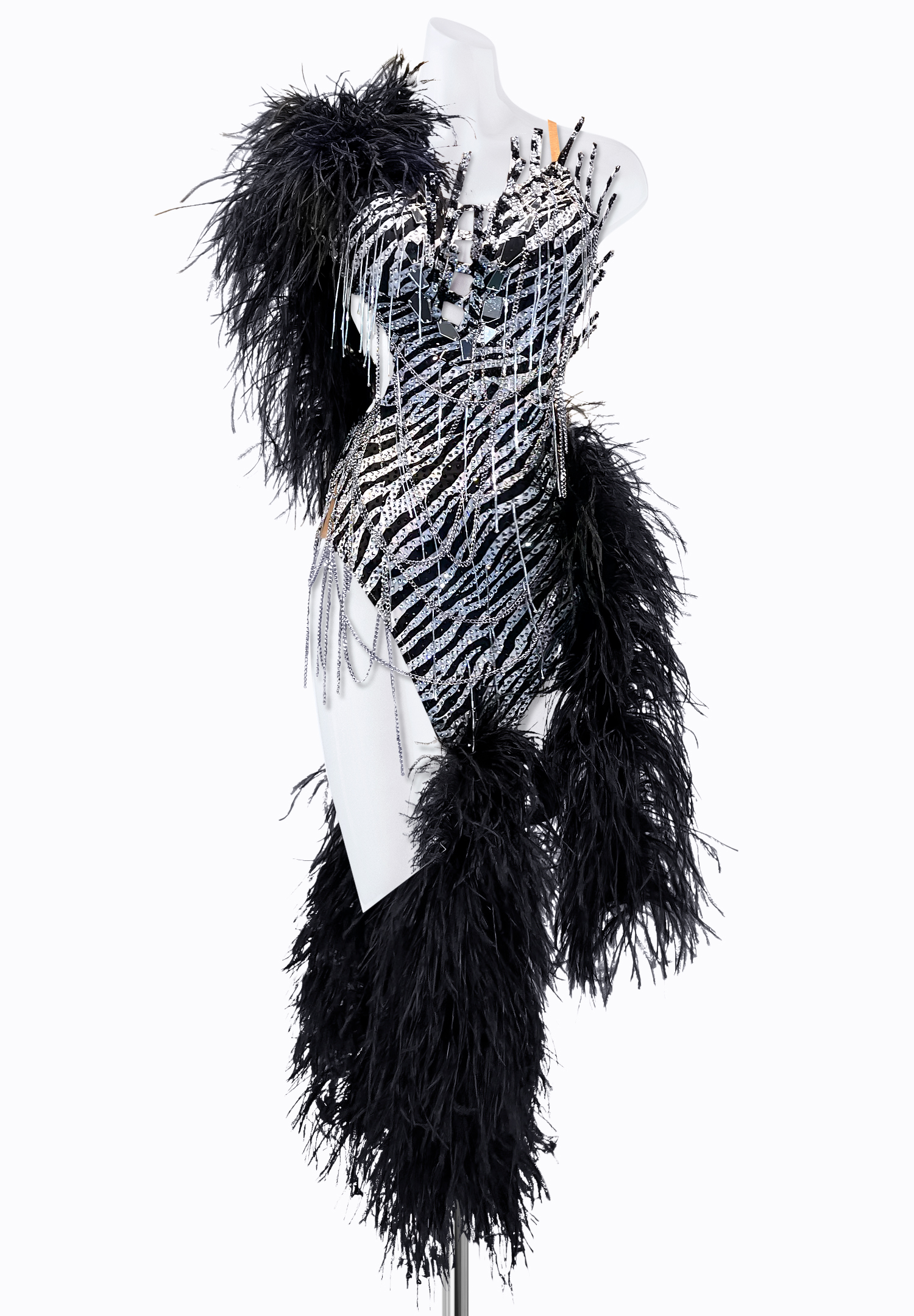 Wild Zebra Latin Dress PR-L225076