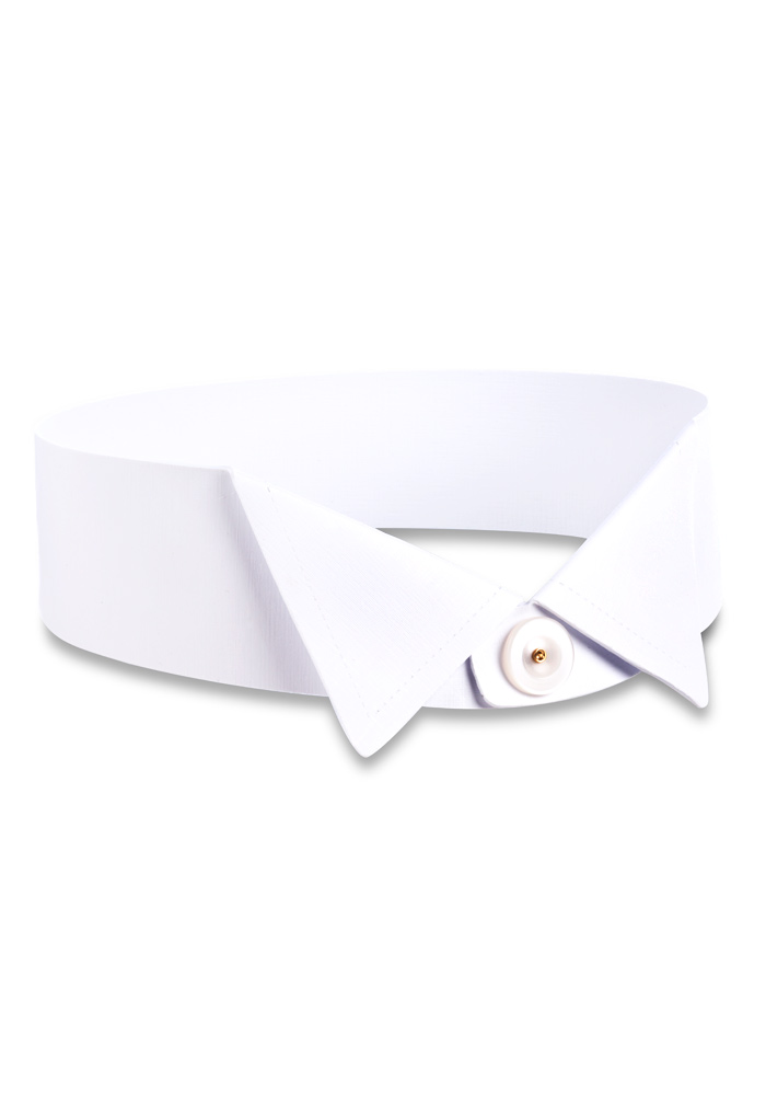 RS Atelier Plastic Collar-White