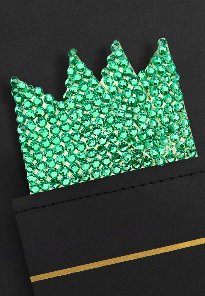 Vito Dance Crystal Pocket Square - Erinite