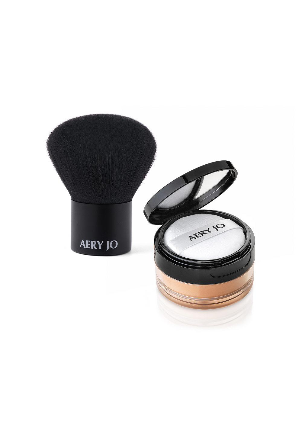 Aery Jo Powder Set - Tanning Powder & Brush-#2 Bronzing Tan