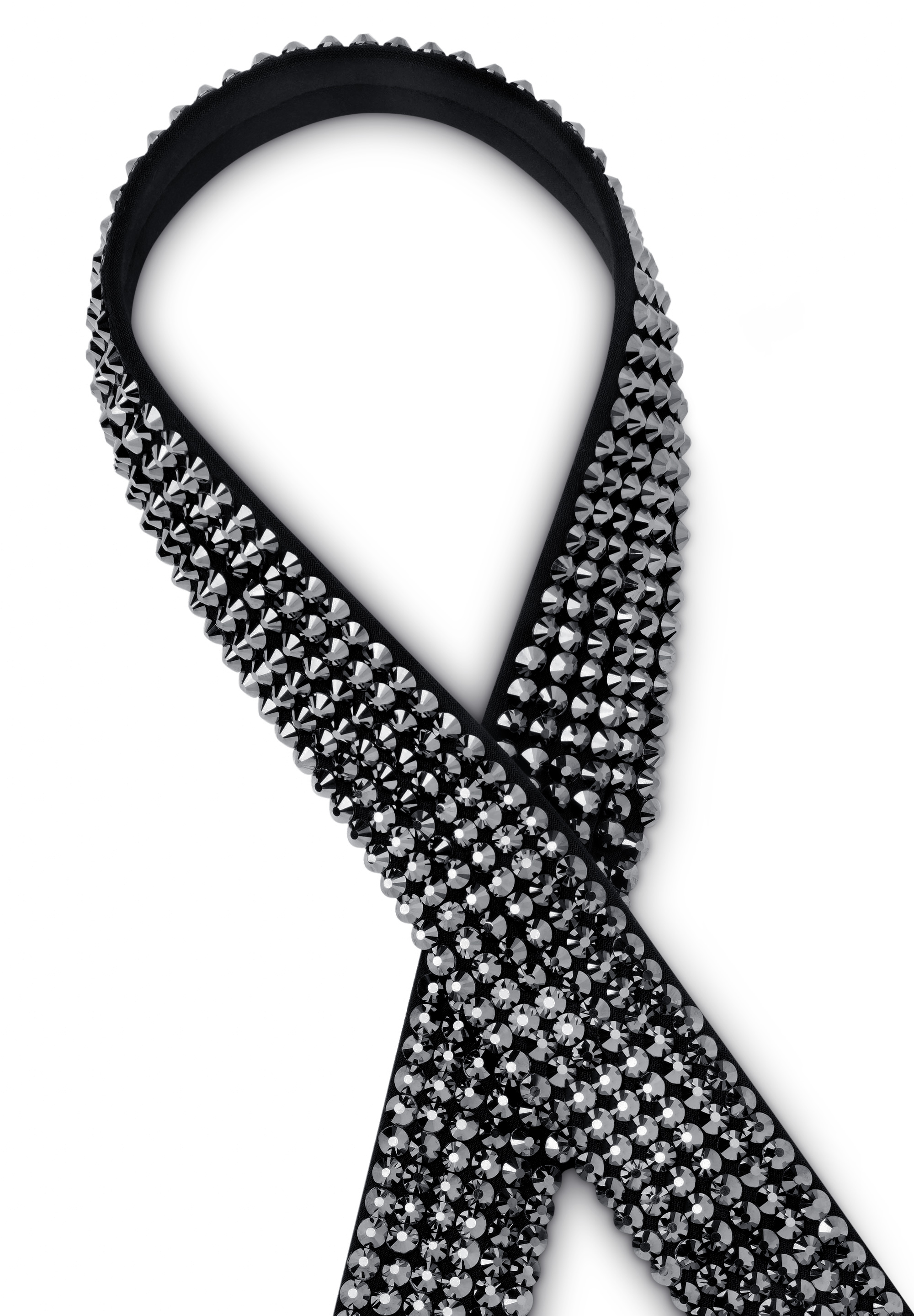 Armando Crystallized Dance Belt 00136-Jet Hematite