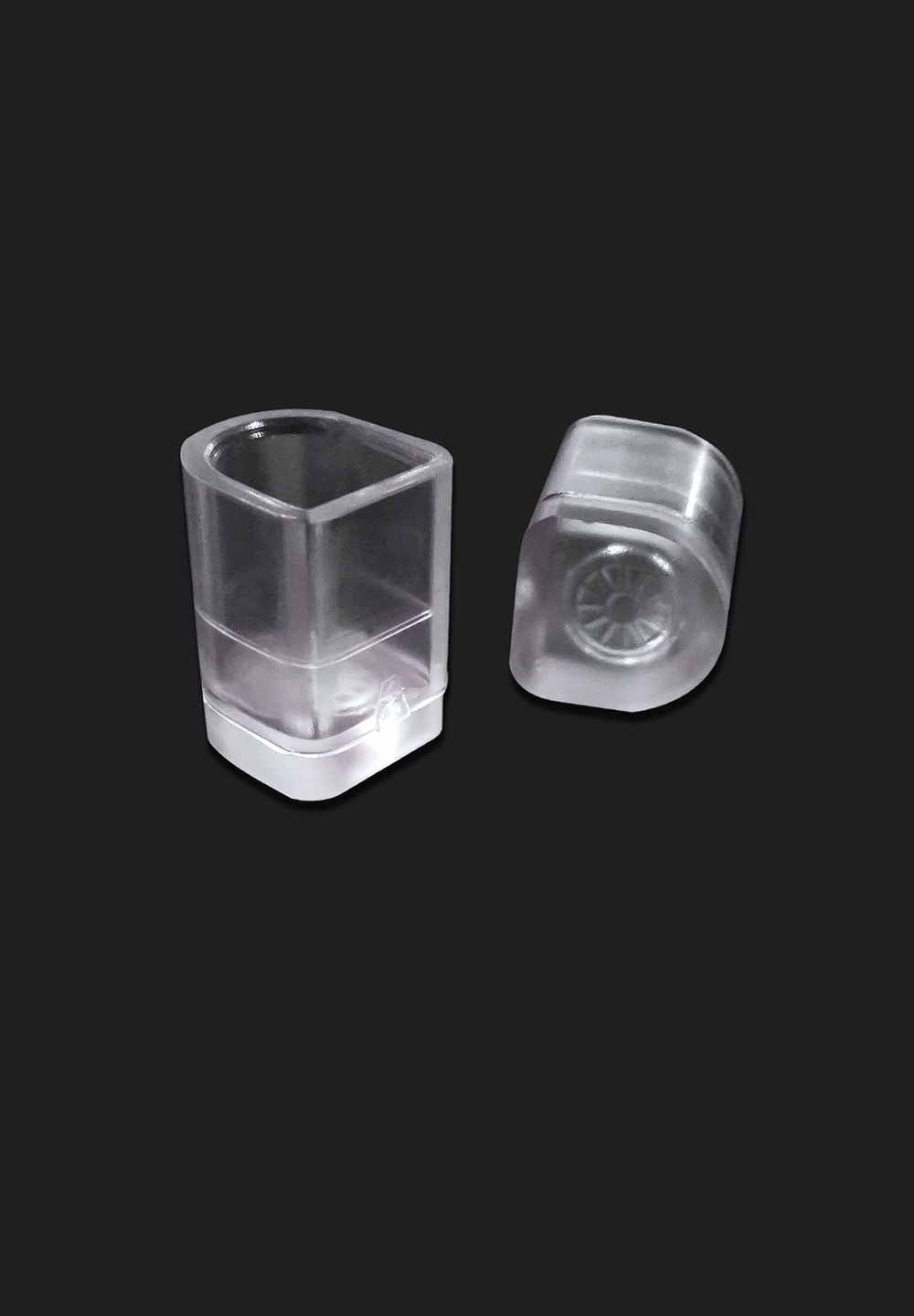 Freed of London Heel Protectors (4 Pairs)-Slim-Clear Base