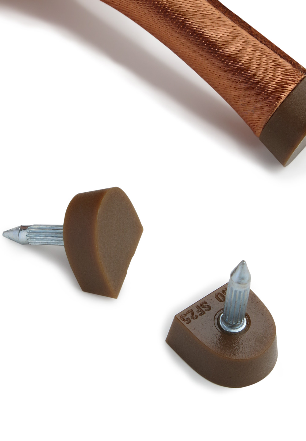 Supadance Replacement Heel Tips (2 Pairs)-Brown
