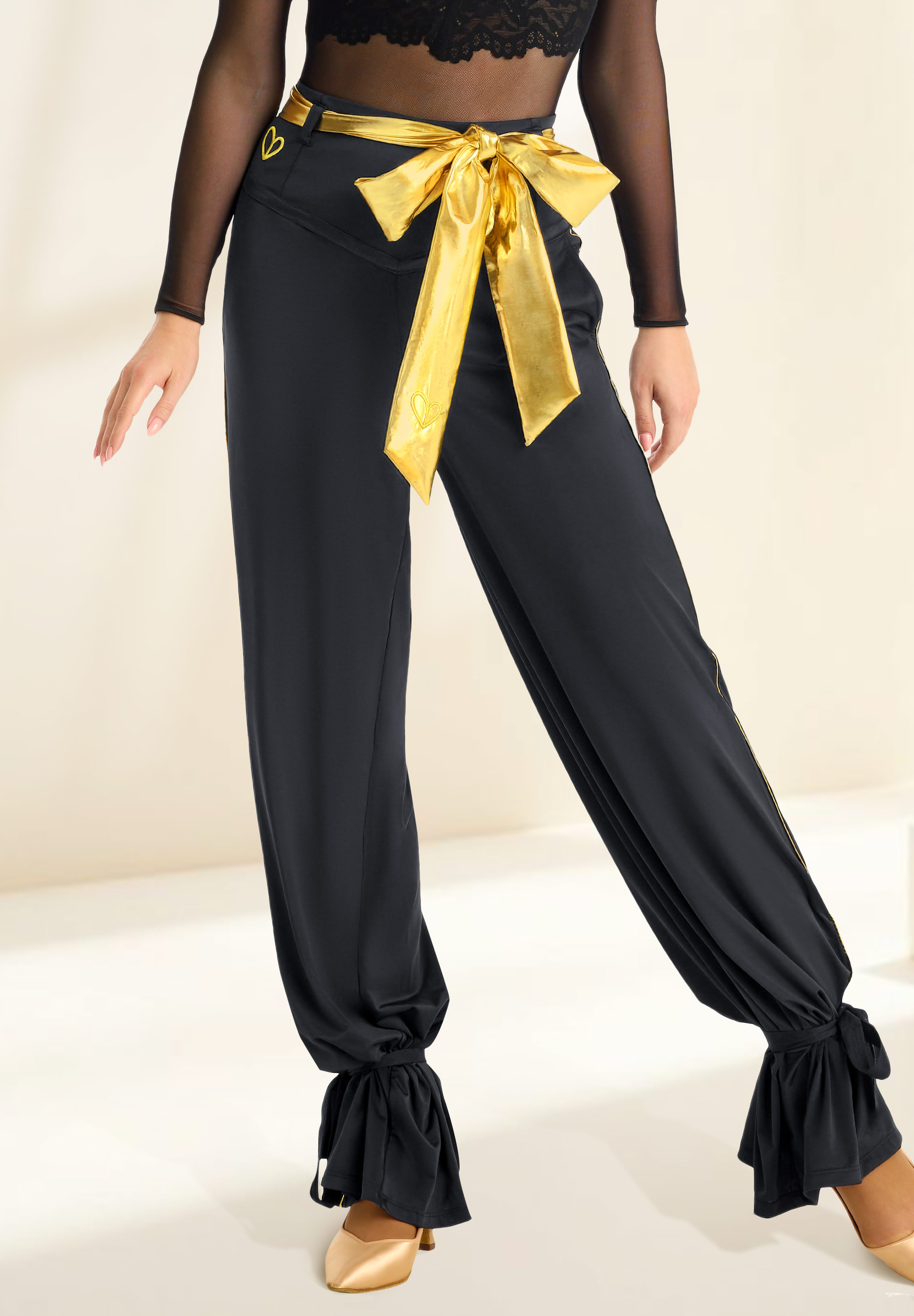 Gio Mio Lucy Girls Dance Trousers GM0905-Black