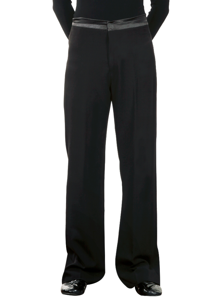 Victoria Blitz Mens Latin Dance Pants UOMO 008-Black