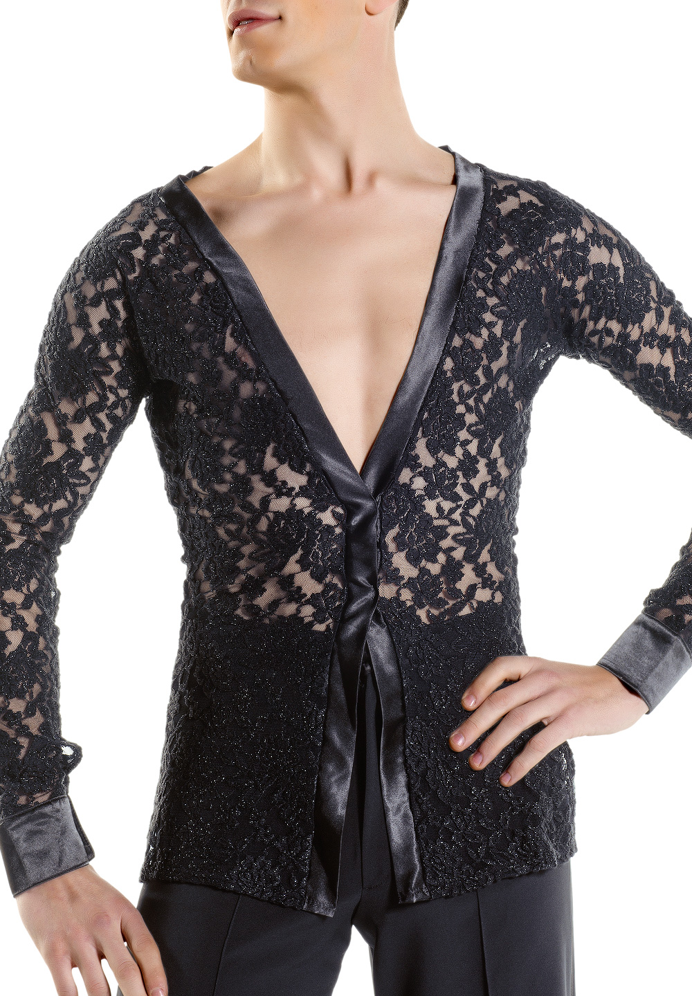 Victoria Blitz Mens Latin Shirt Team-Black