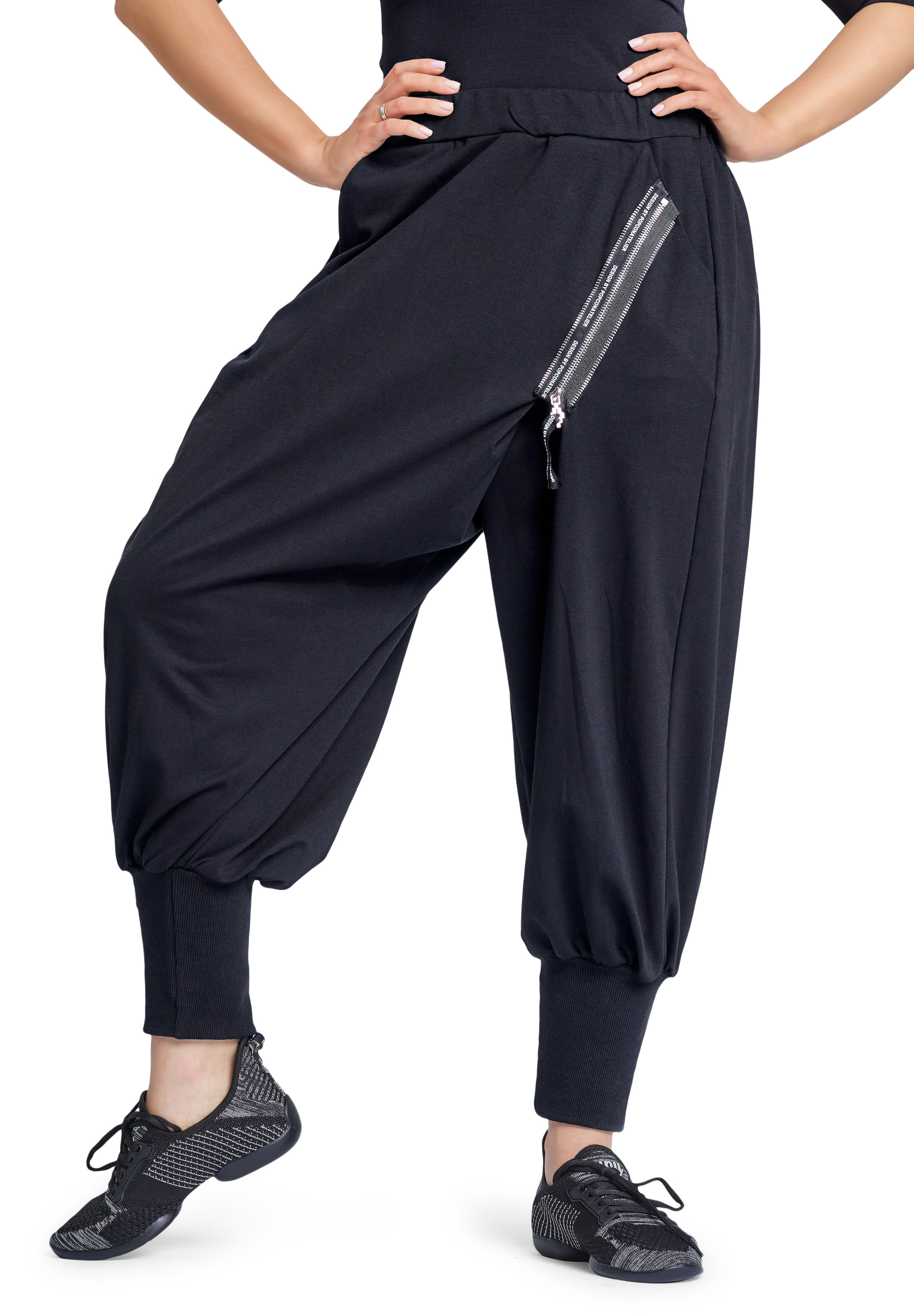 PopconAtelier Ankle Banded Practice Pants WP023-Black