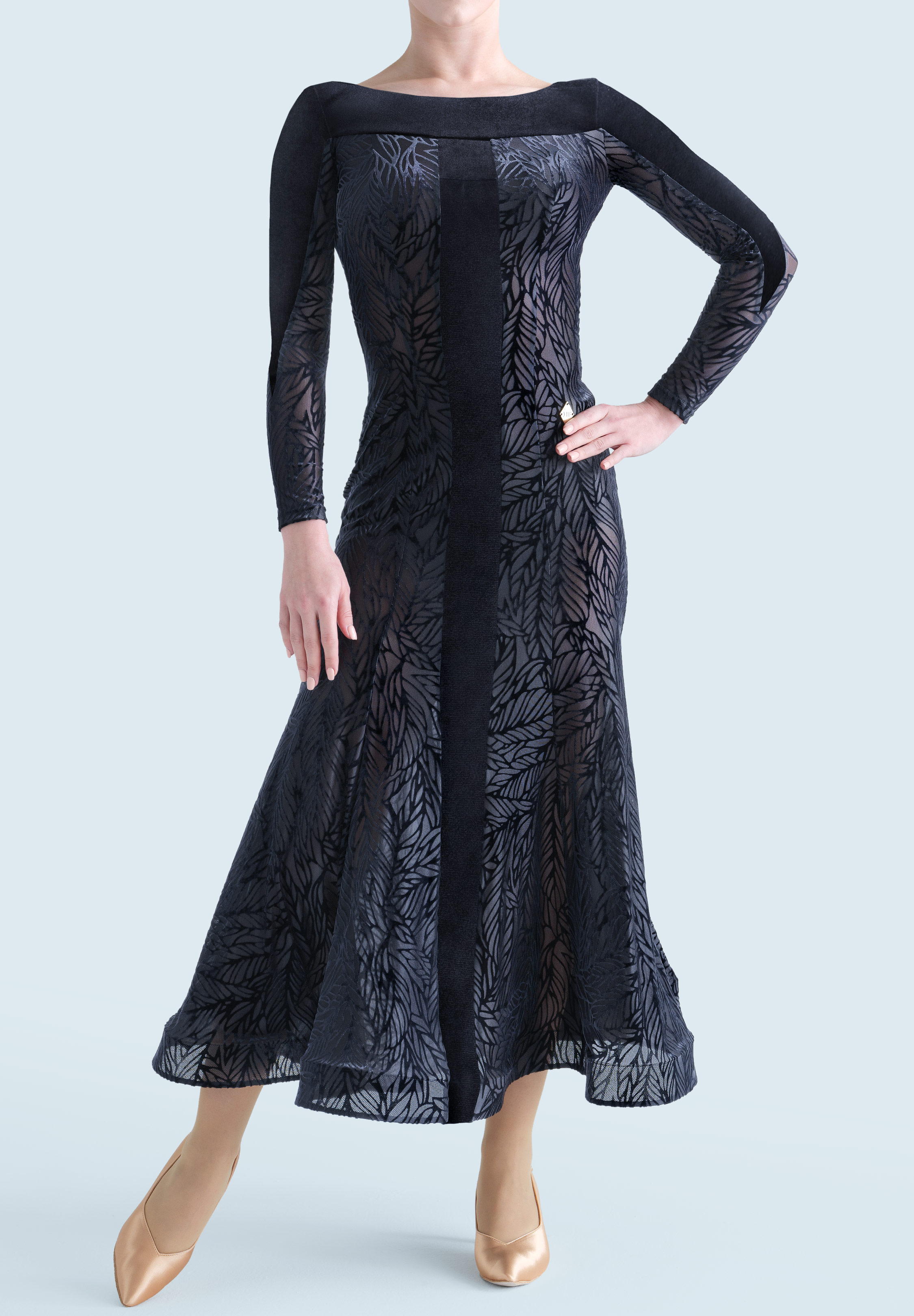 MF Bohemian Blitz Ballroom Dress M396-Black