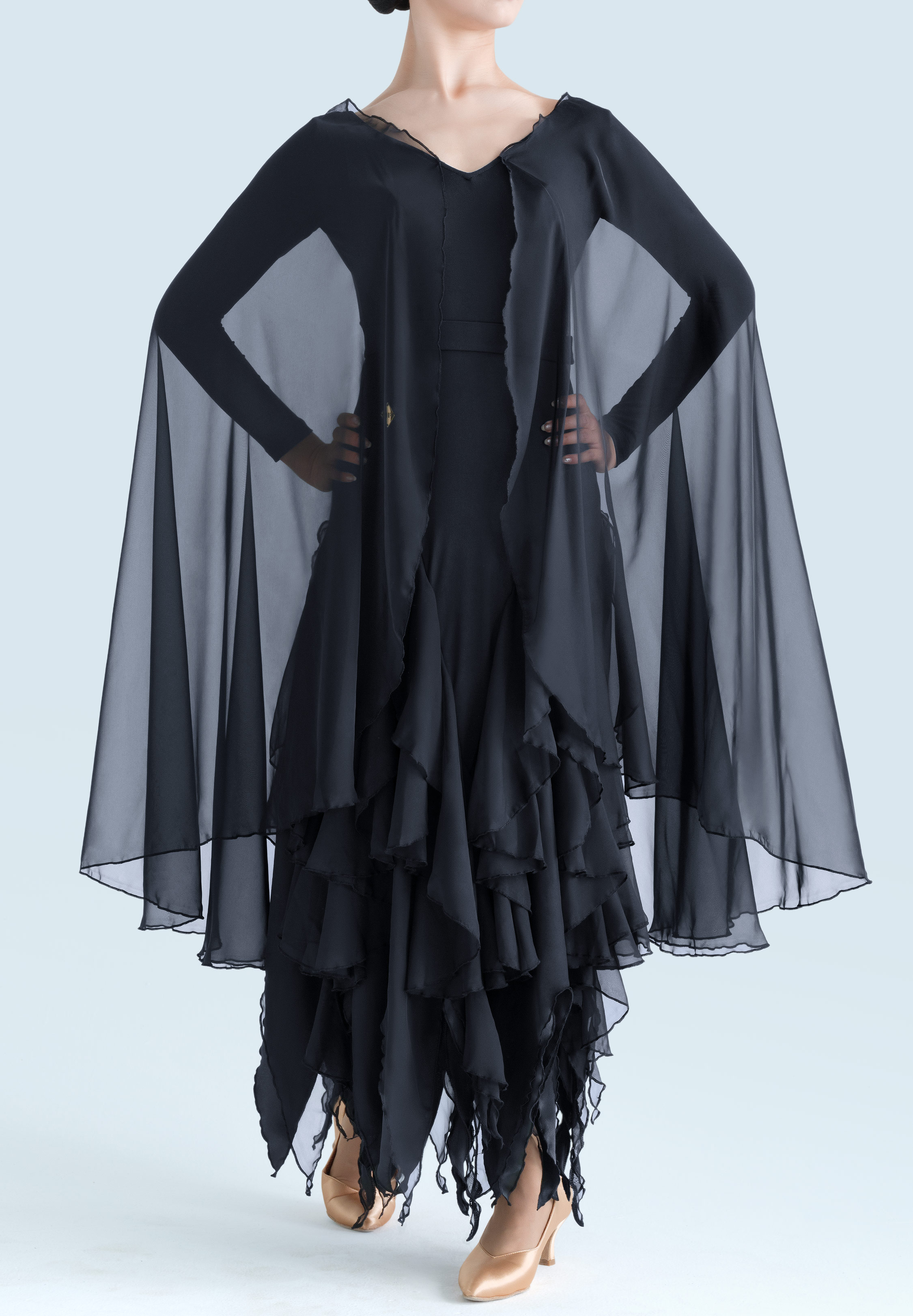 MF Sheer Midnight Smooth Dress M420-Black