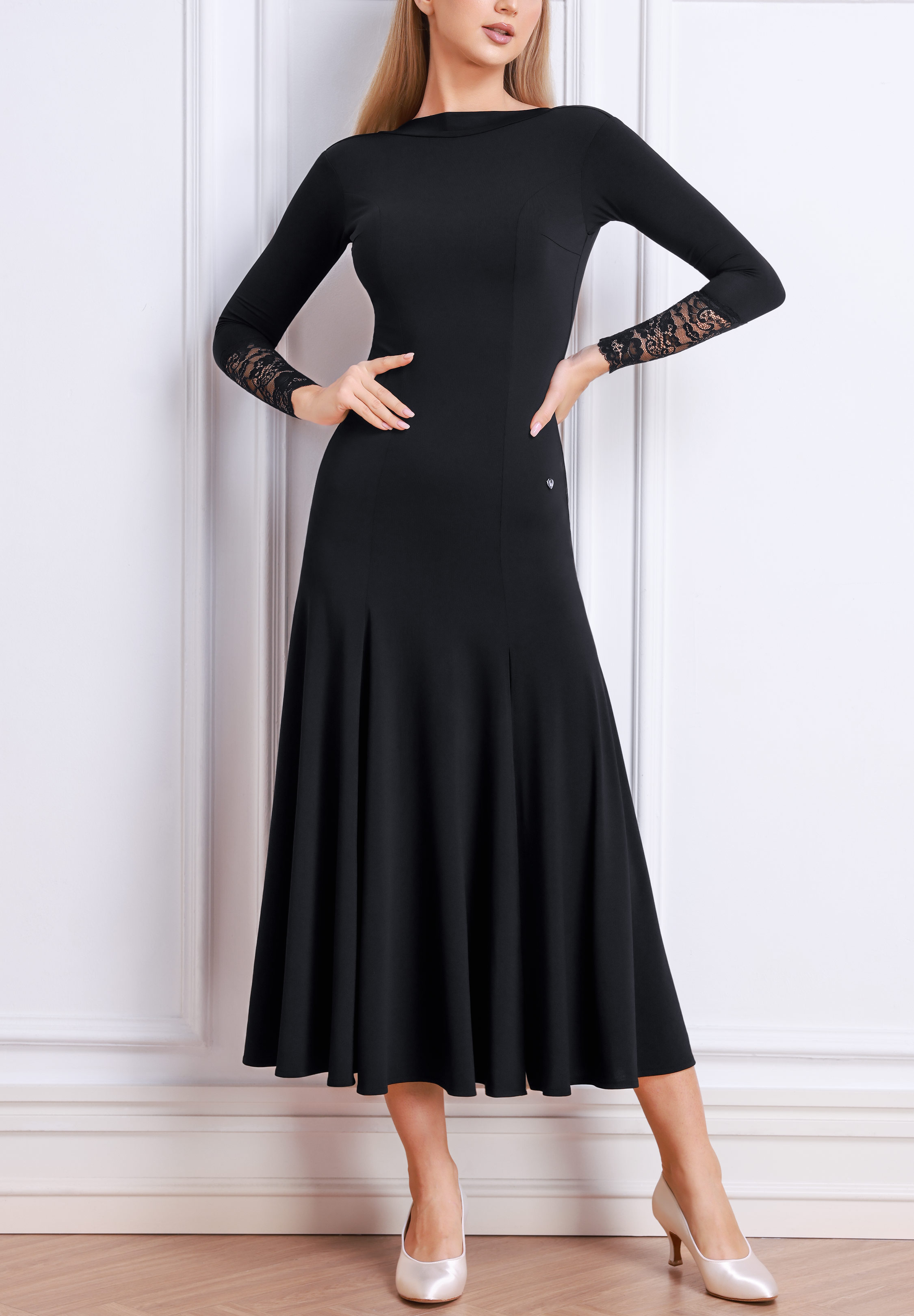 TID Noir Majesty Practice Dress D033-Black