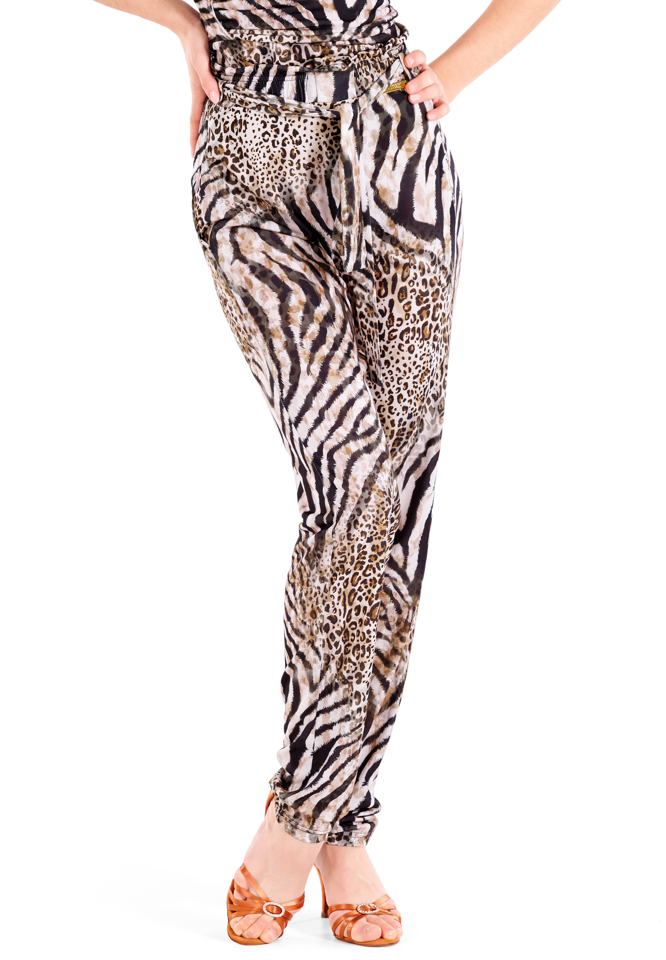 Maly Dance Practice Pencil Pants MF191402-Animal