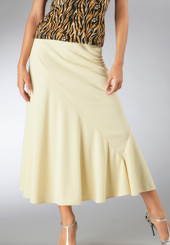 Zdenka Arko Ballroom Dance Skirt S858-Cream