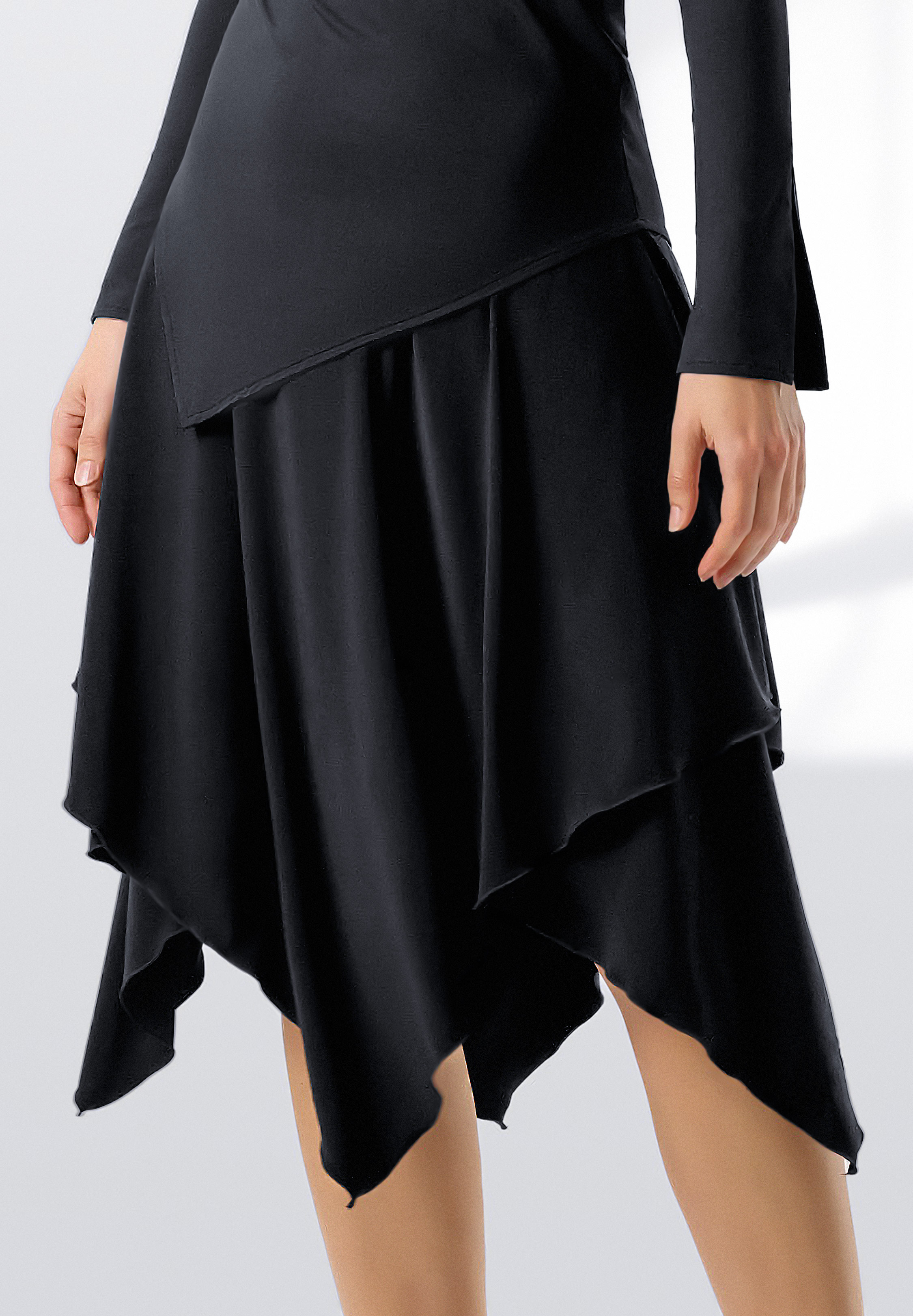  Werner Kern Orla Latin Skirt S007-Black