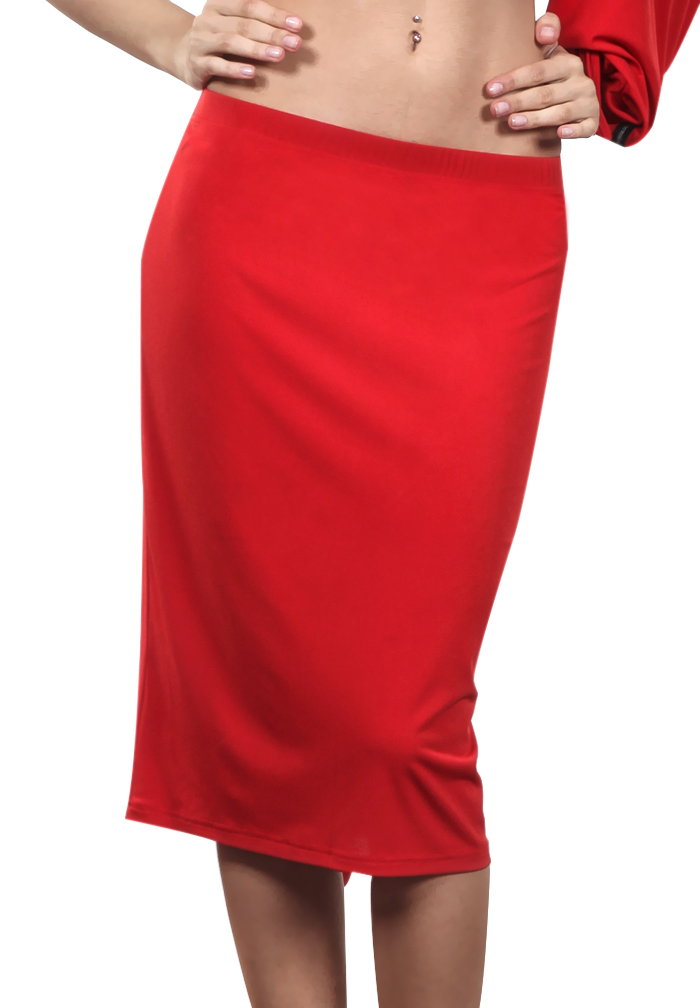 Victoria Blitz Latin Dance Skirt LA001-Red