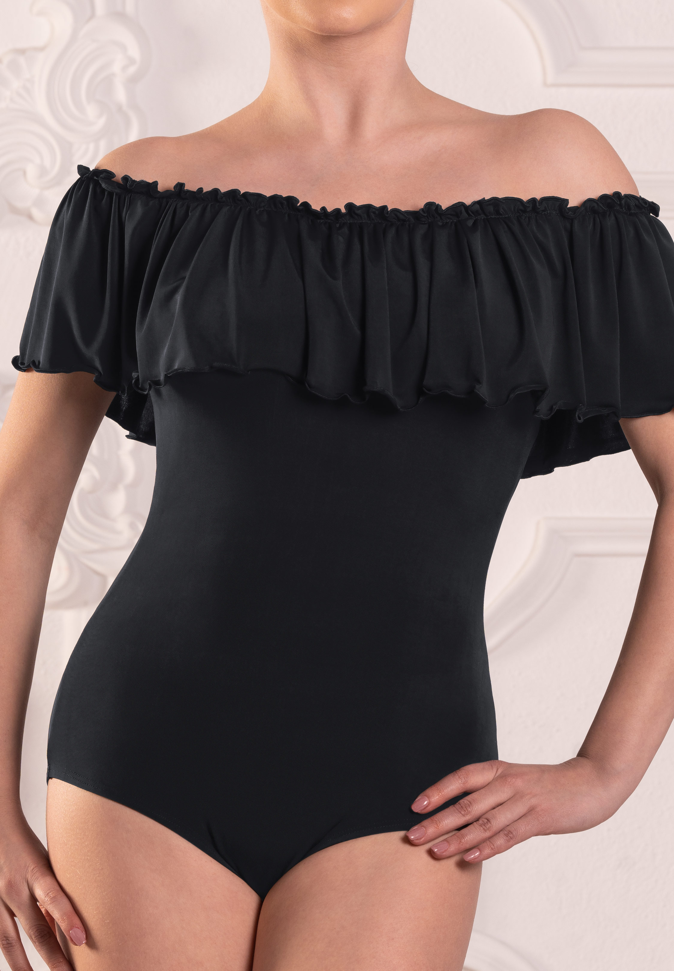 Dance Box Zuza Frill Dance Body P23120020-01 Black