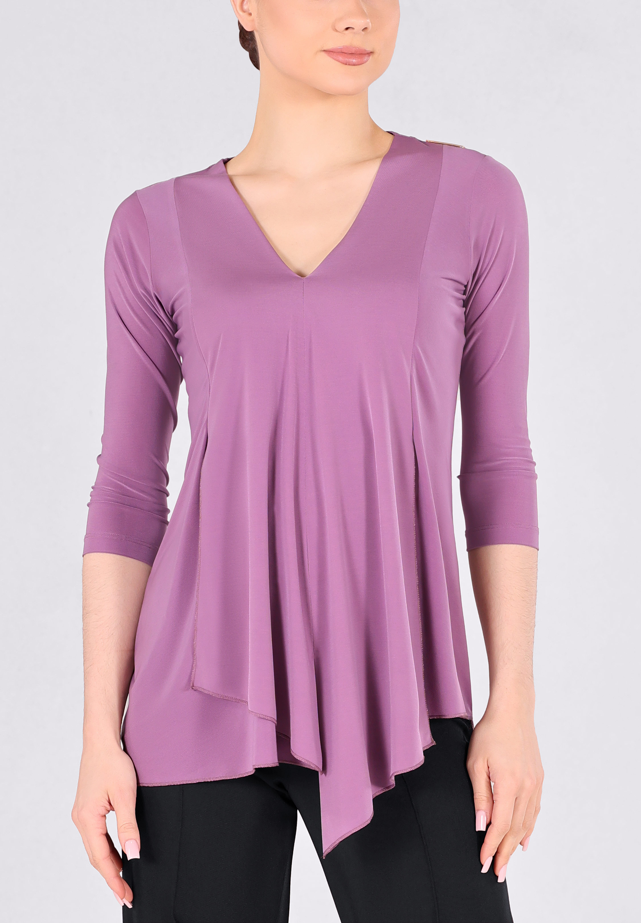 Maly Brenda Womens Dance Top MF261101-Lavender