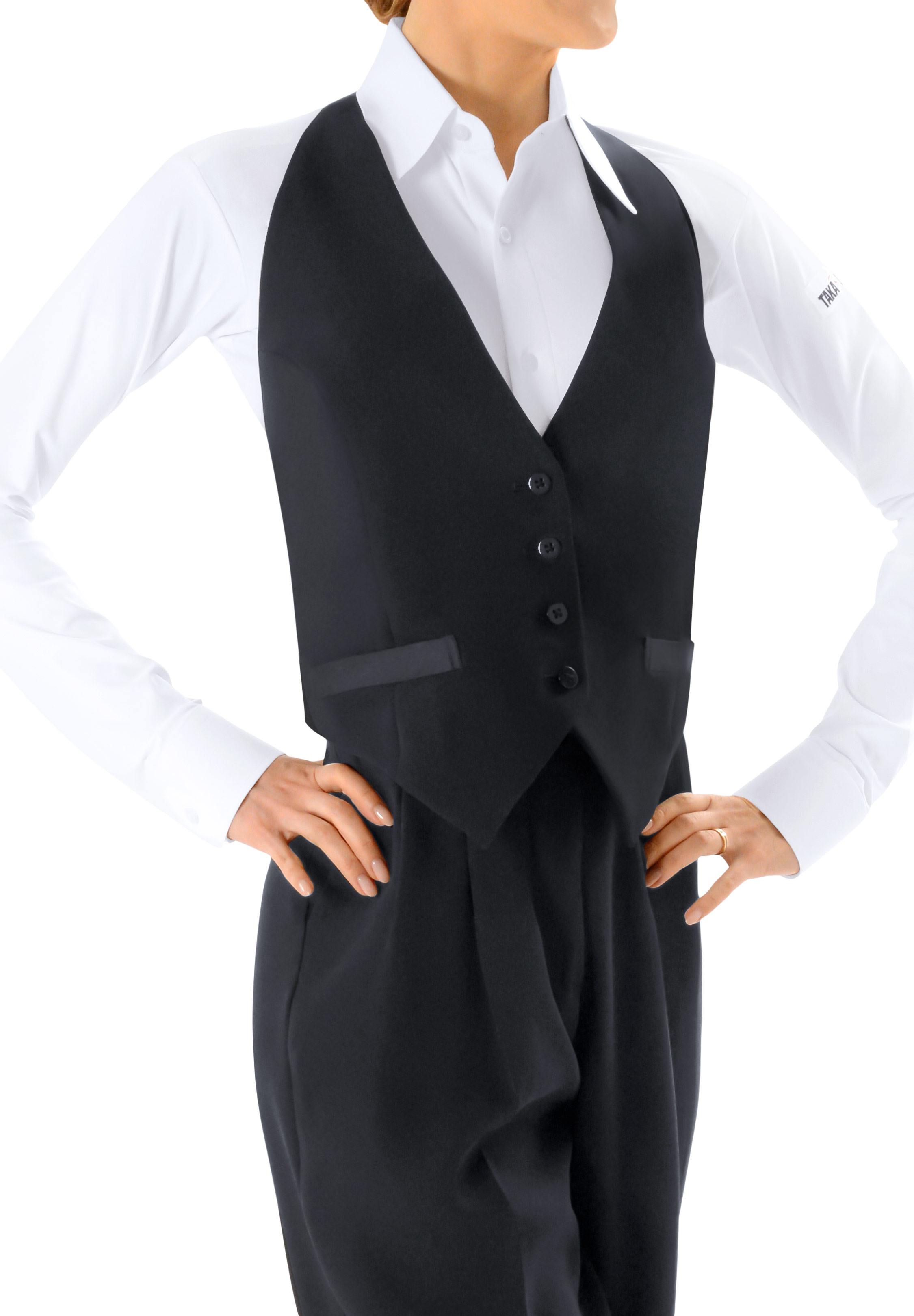 Taka Ladies Dance Vest LV03-Black