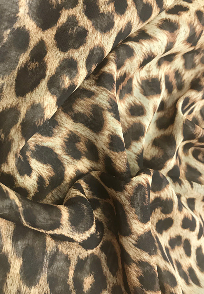 Chrisanne Clover Animal Print On Georgette