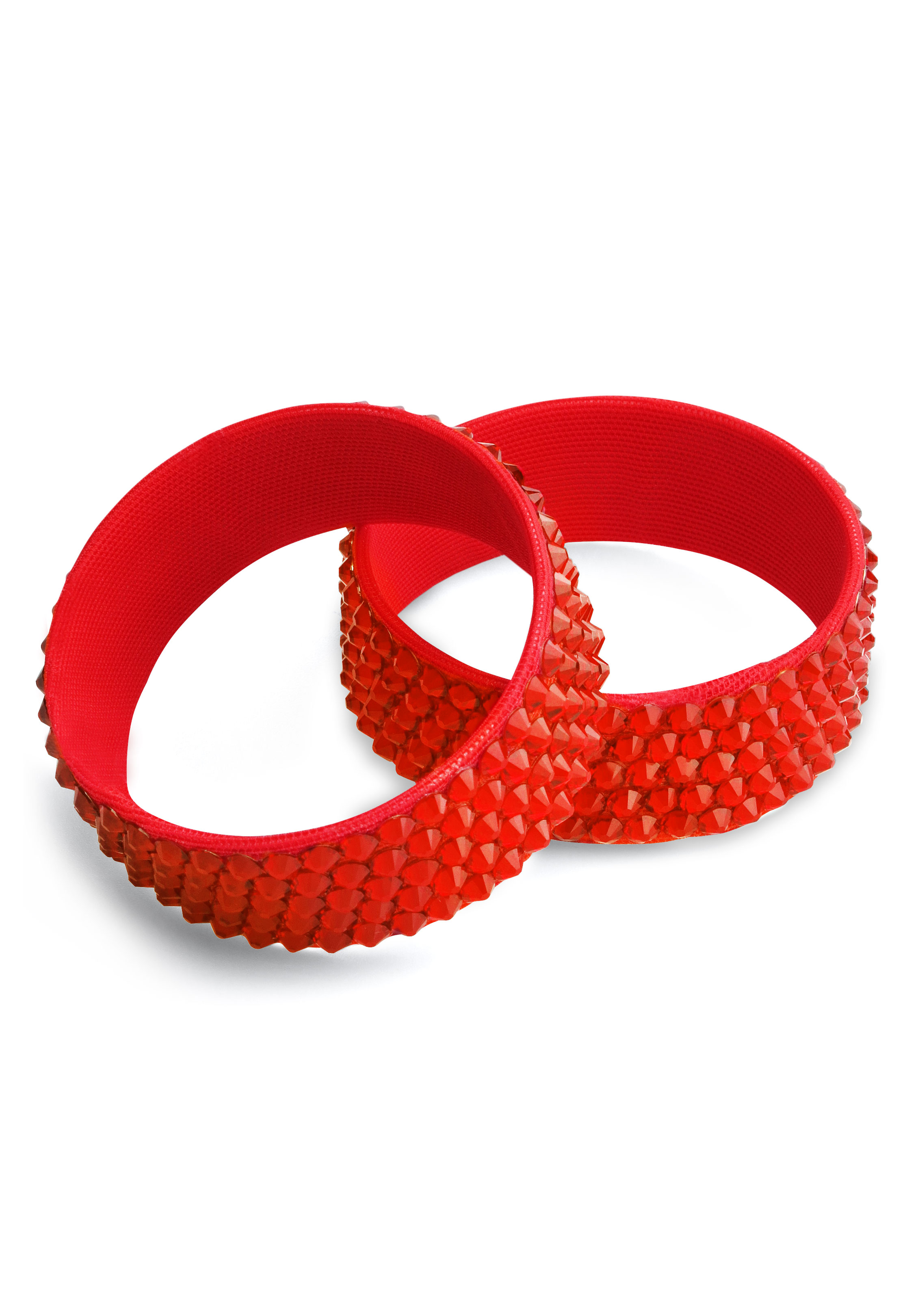 BeSparkled Light Siam 5 Row Crystallized Bracelet (Single)-Light Siam