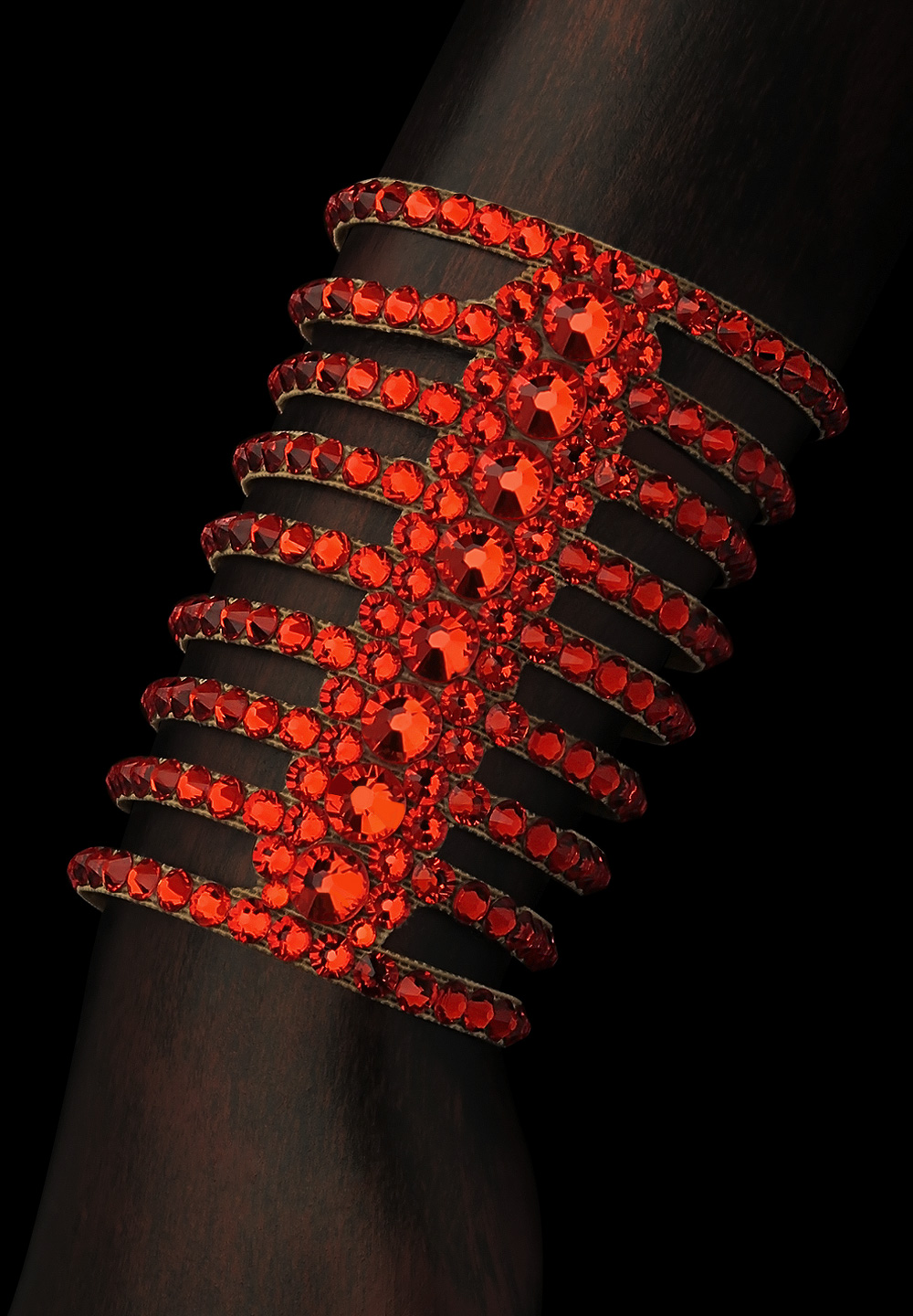 Bettina Rhinestone Bracelet BC-204 Hyacinth-Hyacinth