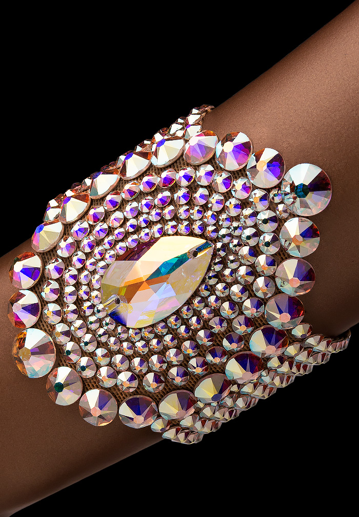 Bettina Rhinestone Bracelet BC-306 -Crystal AB