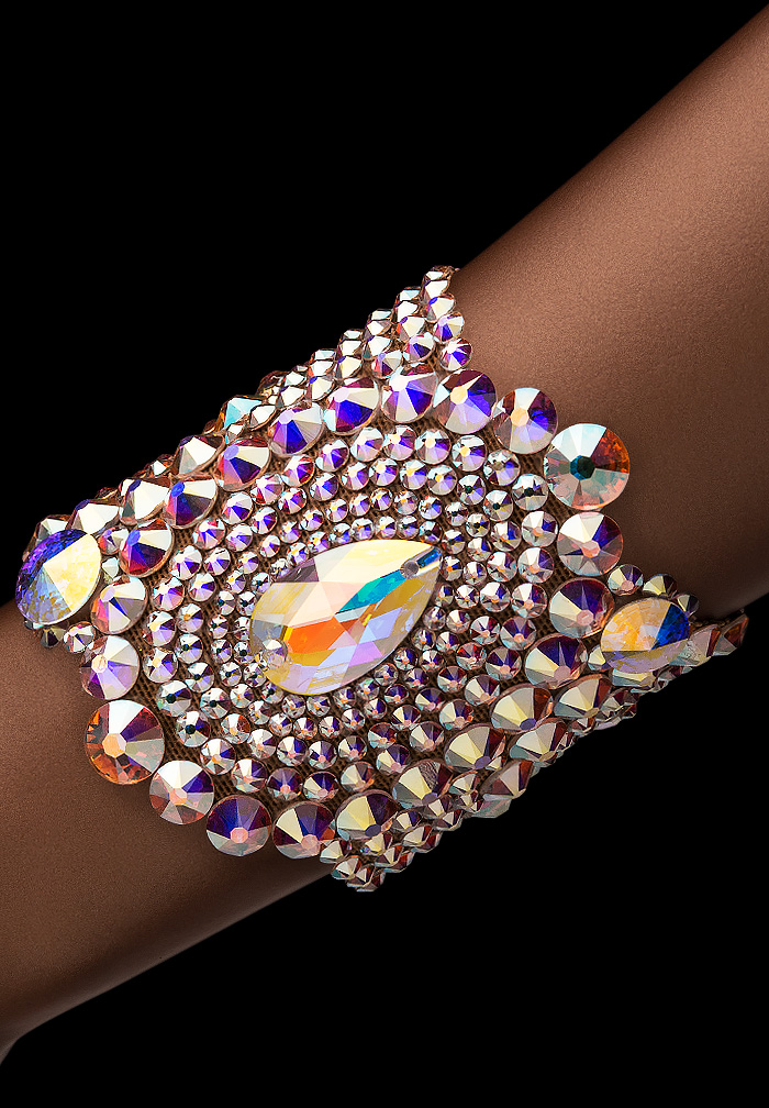 Bettina Rhinestone Bracelet BC-307 -Crystal AB