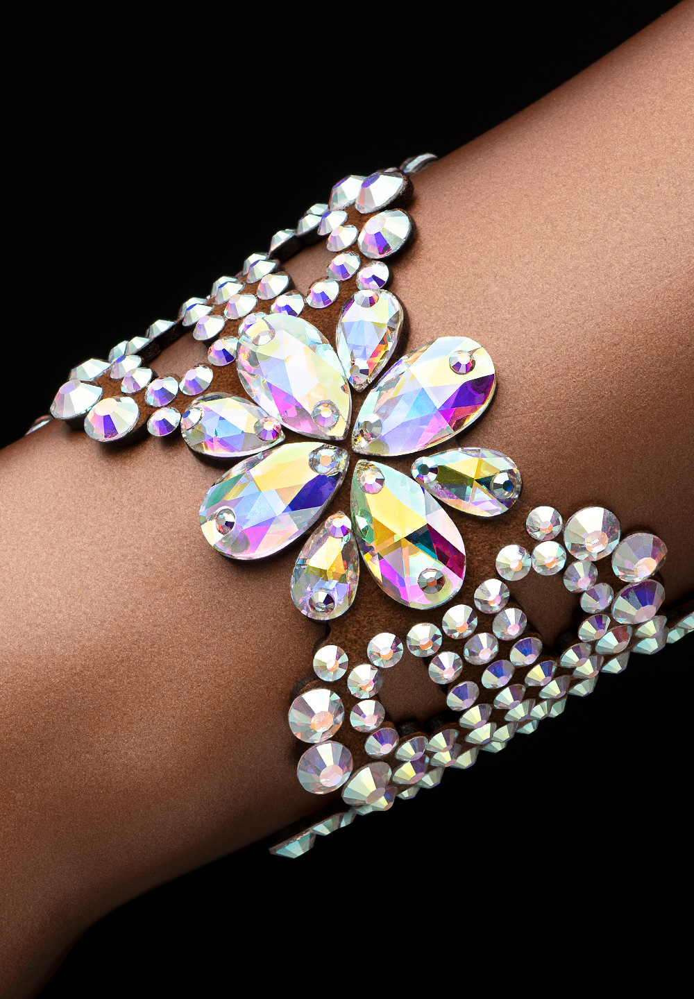 Bettina Rhinestone Bracelet BC-901-Crystal AB