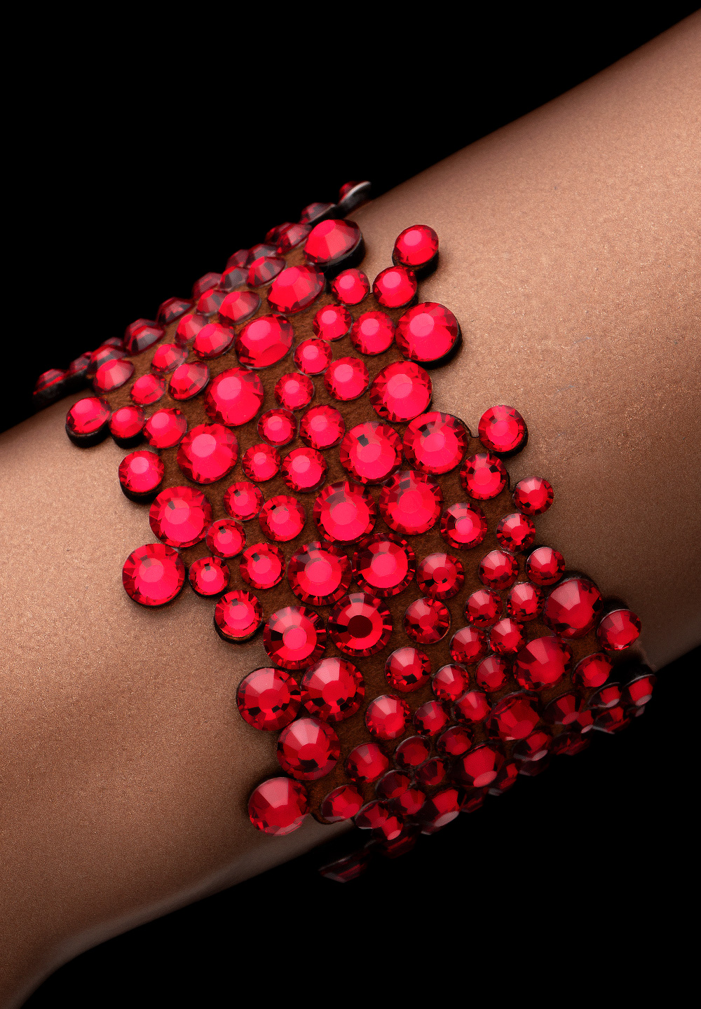 Bettina Rhinestone Bracelet BC-905-1-Light Siam