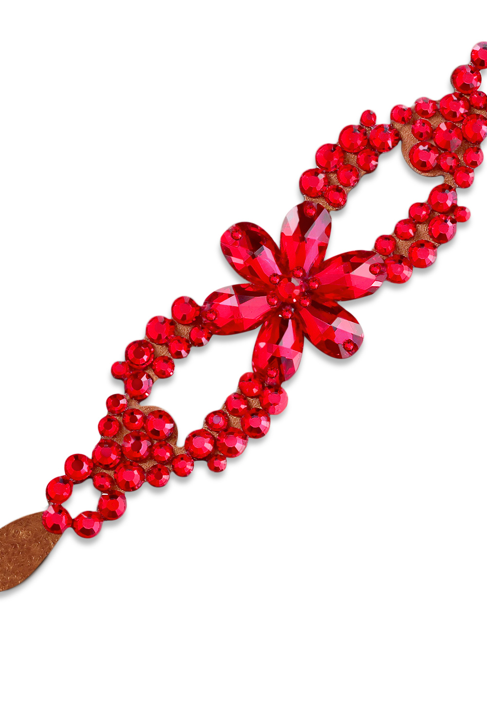 Bettina Rhinestone Bracelet BC-910-1-Light Siam