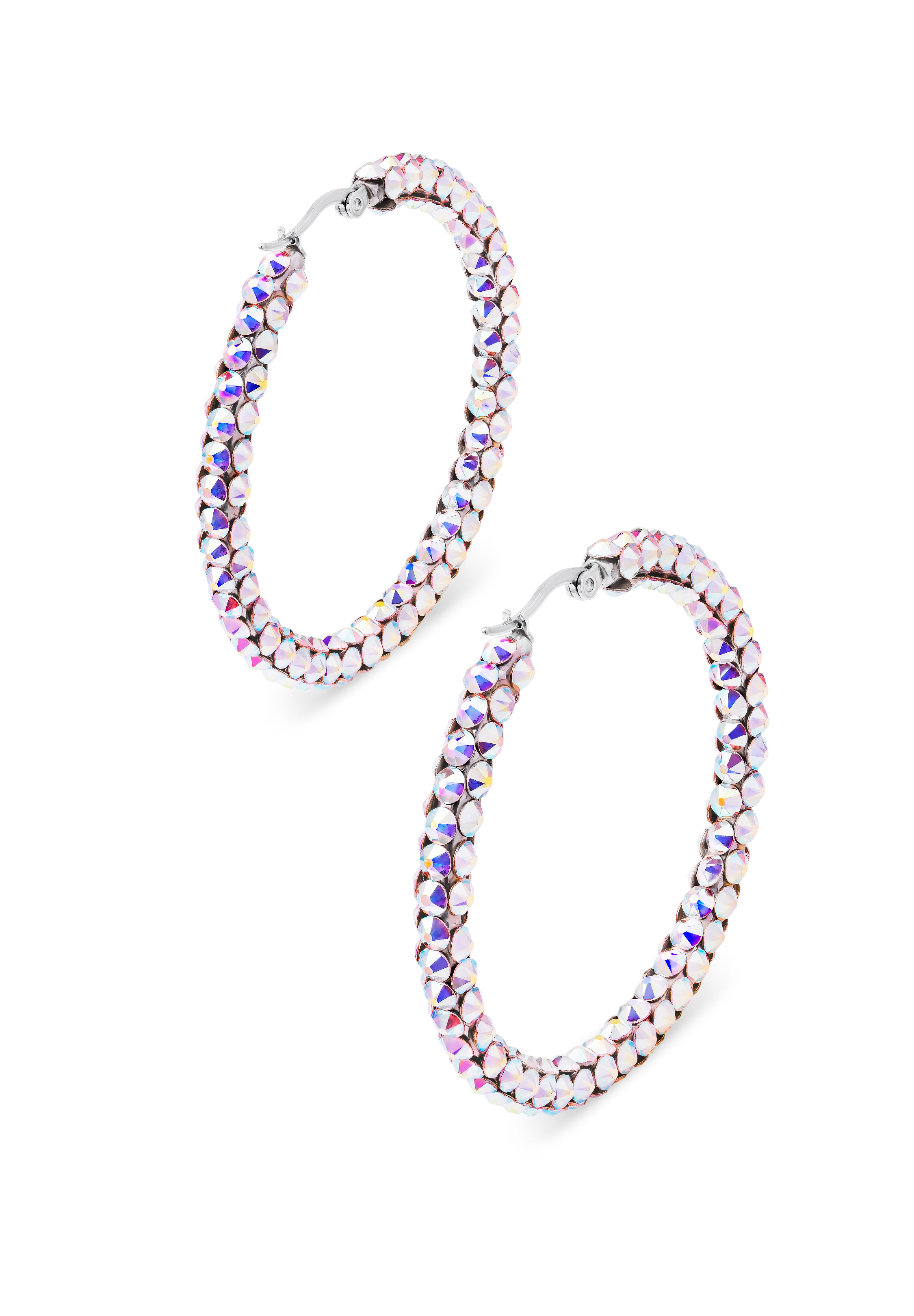 Calista Infinite Hoops-Crystal AB