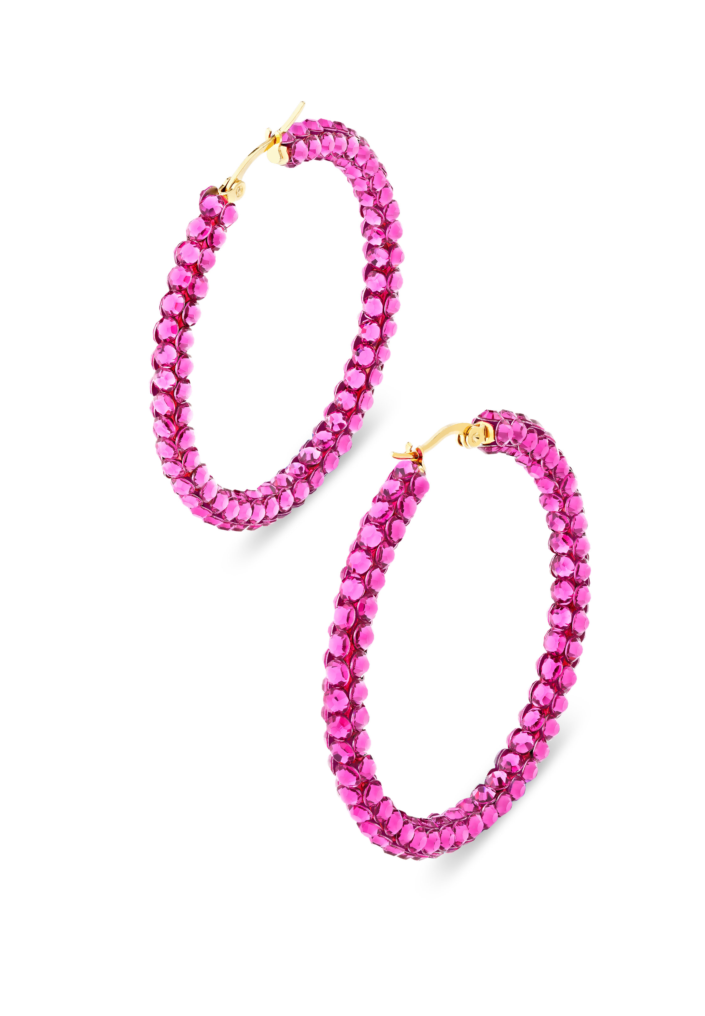 Calista Infinite Hoops-Fuchsia