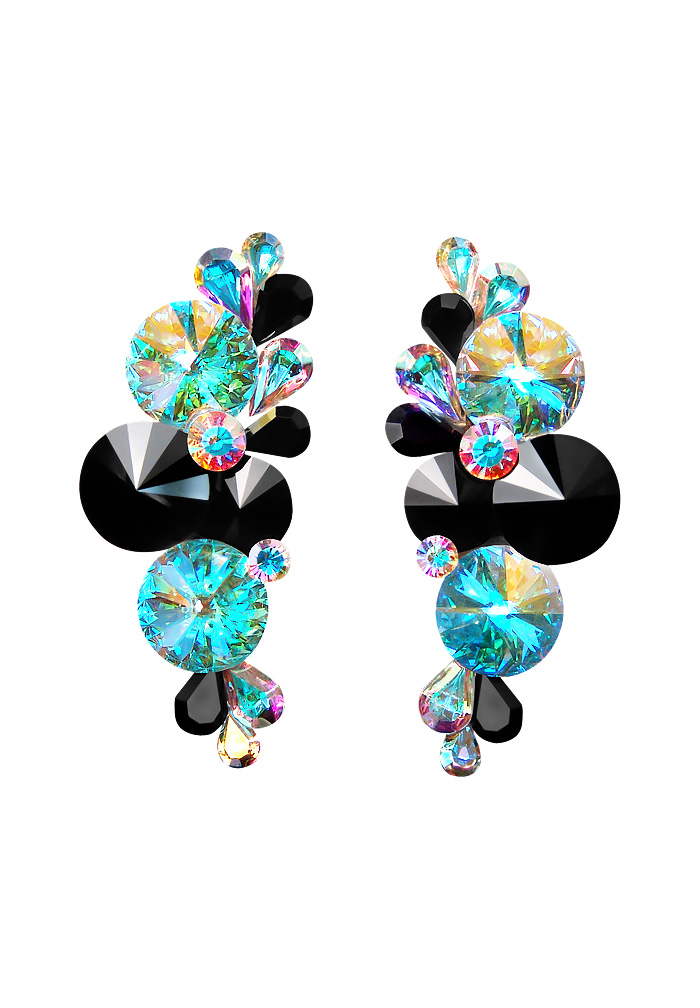 Rhinestone2001 JTCAB-Jet / Crystal AB