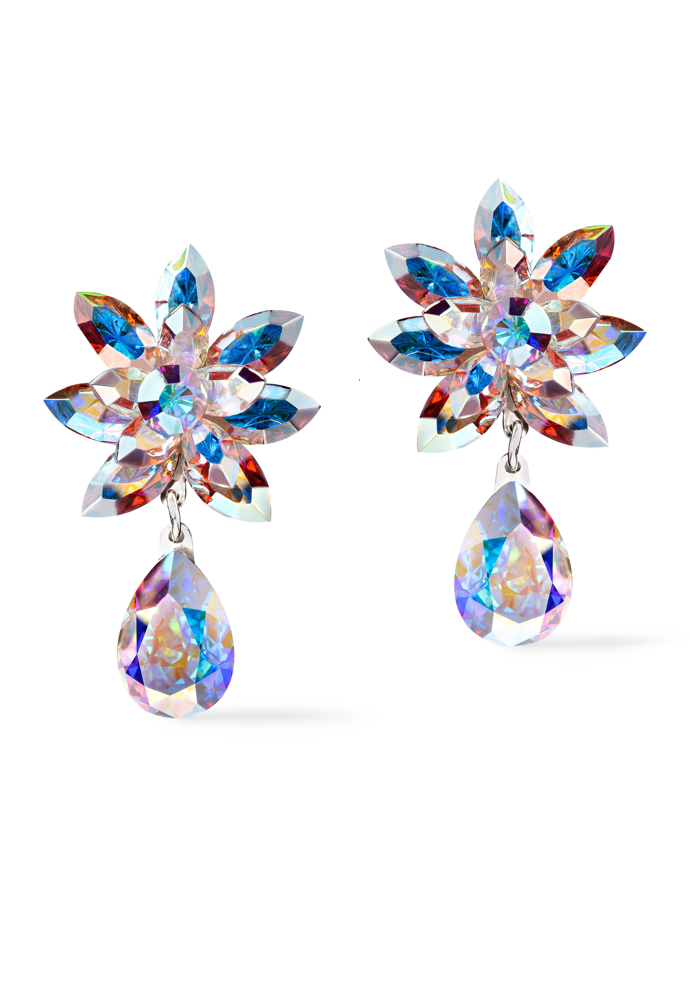 Rhinestone Earring 204137 CAB-Crystal AB