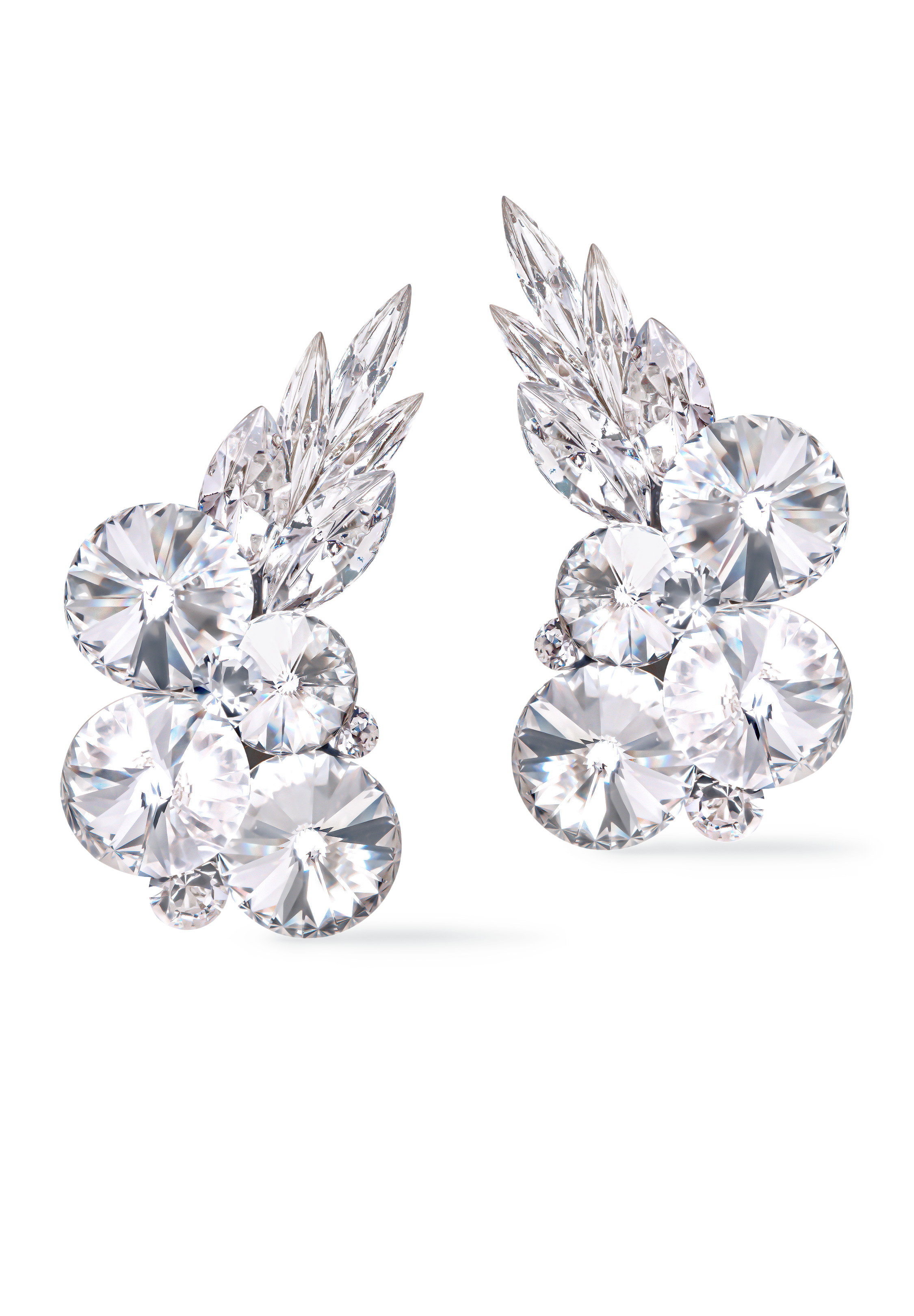 Rhinestone Earring 204165 CST-Crystal