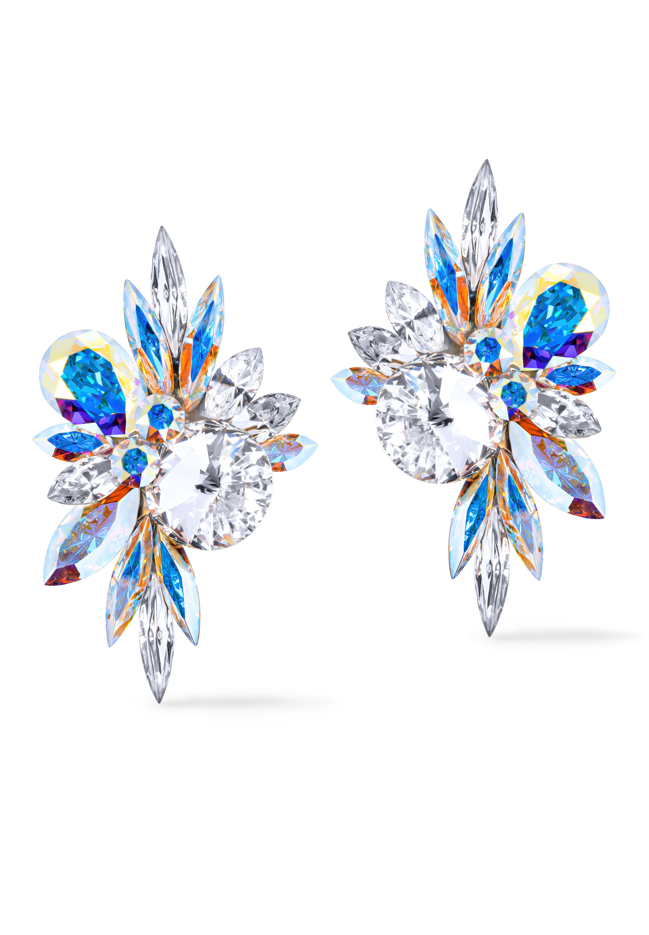 Rhinestone Earring 204168 CAB-Crystal AB