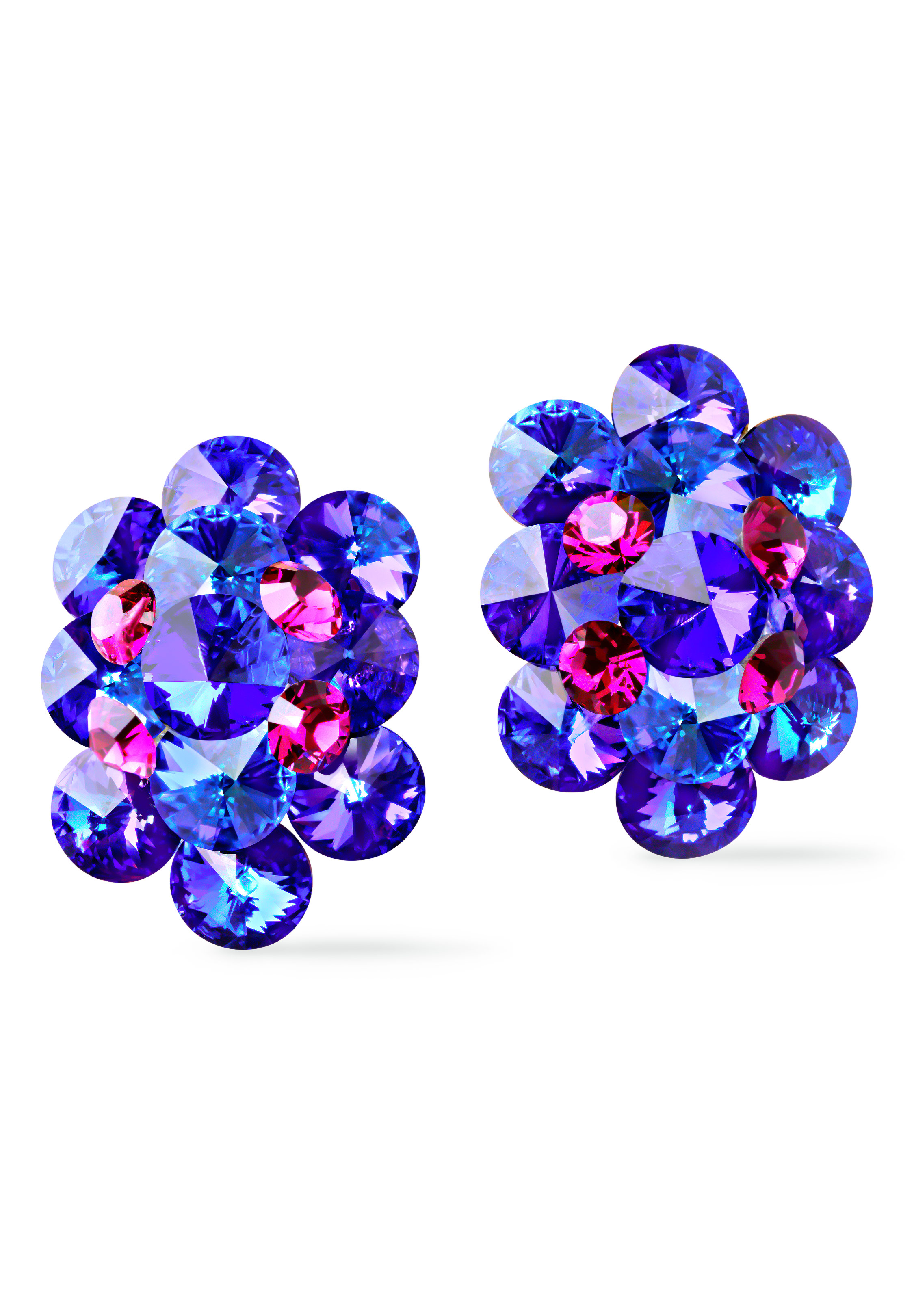 Rhinestone Earring 204181 HL-Heliotrope