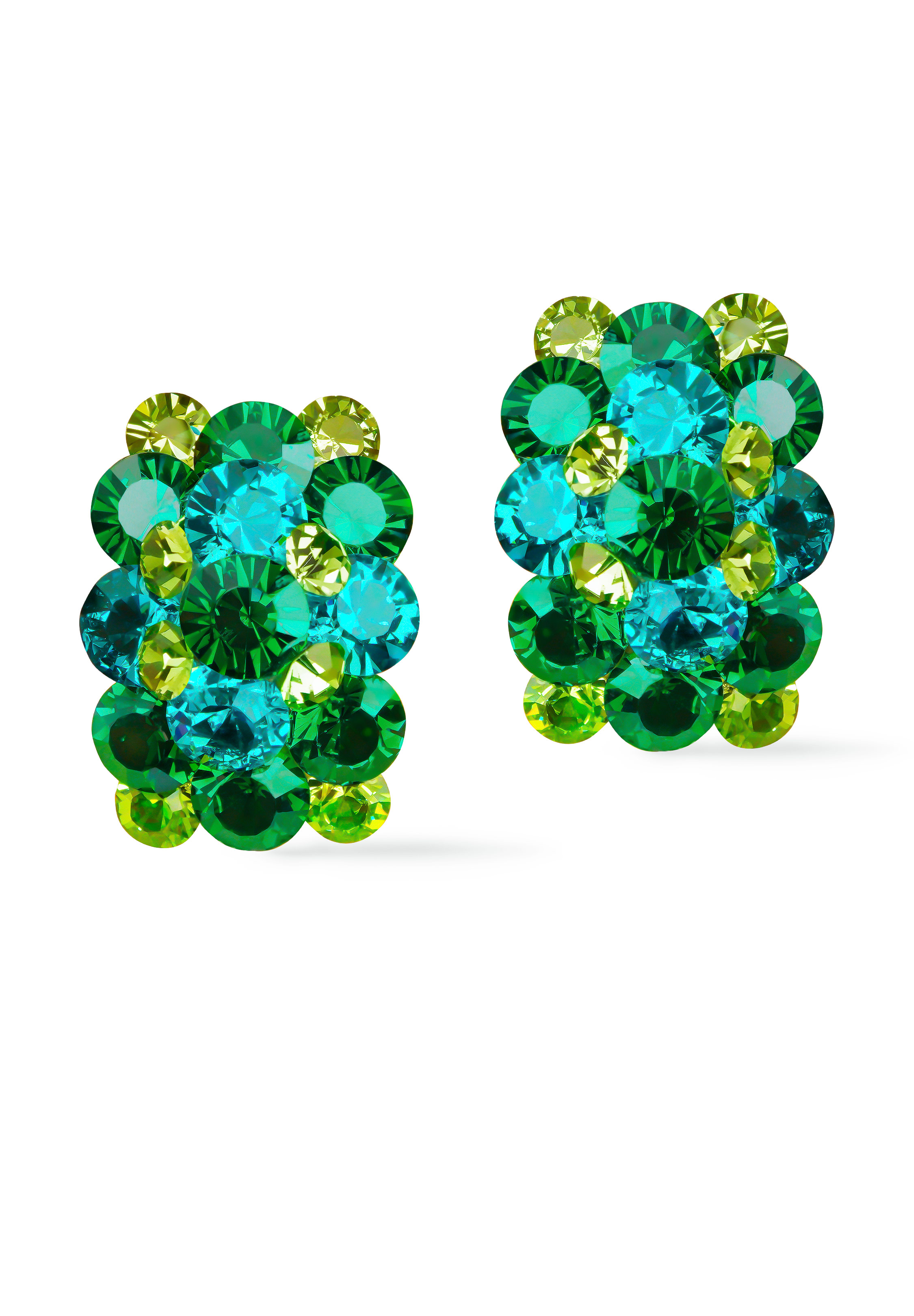 Rhinestone Earring 204257 BZ-Blue Zircon