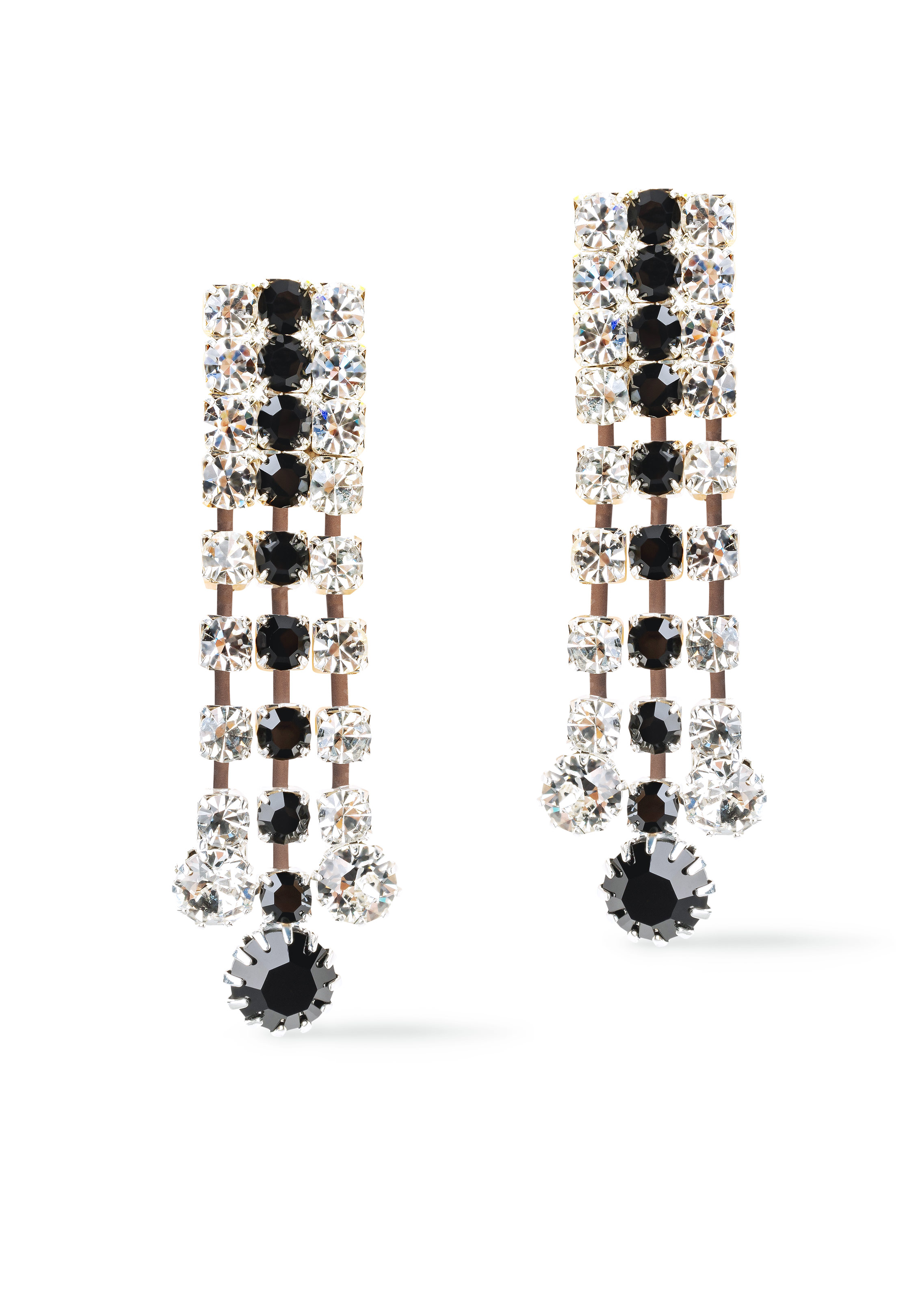 Rhinestone Earring 205036 JT-Jet