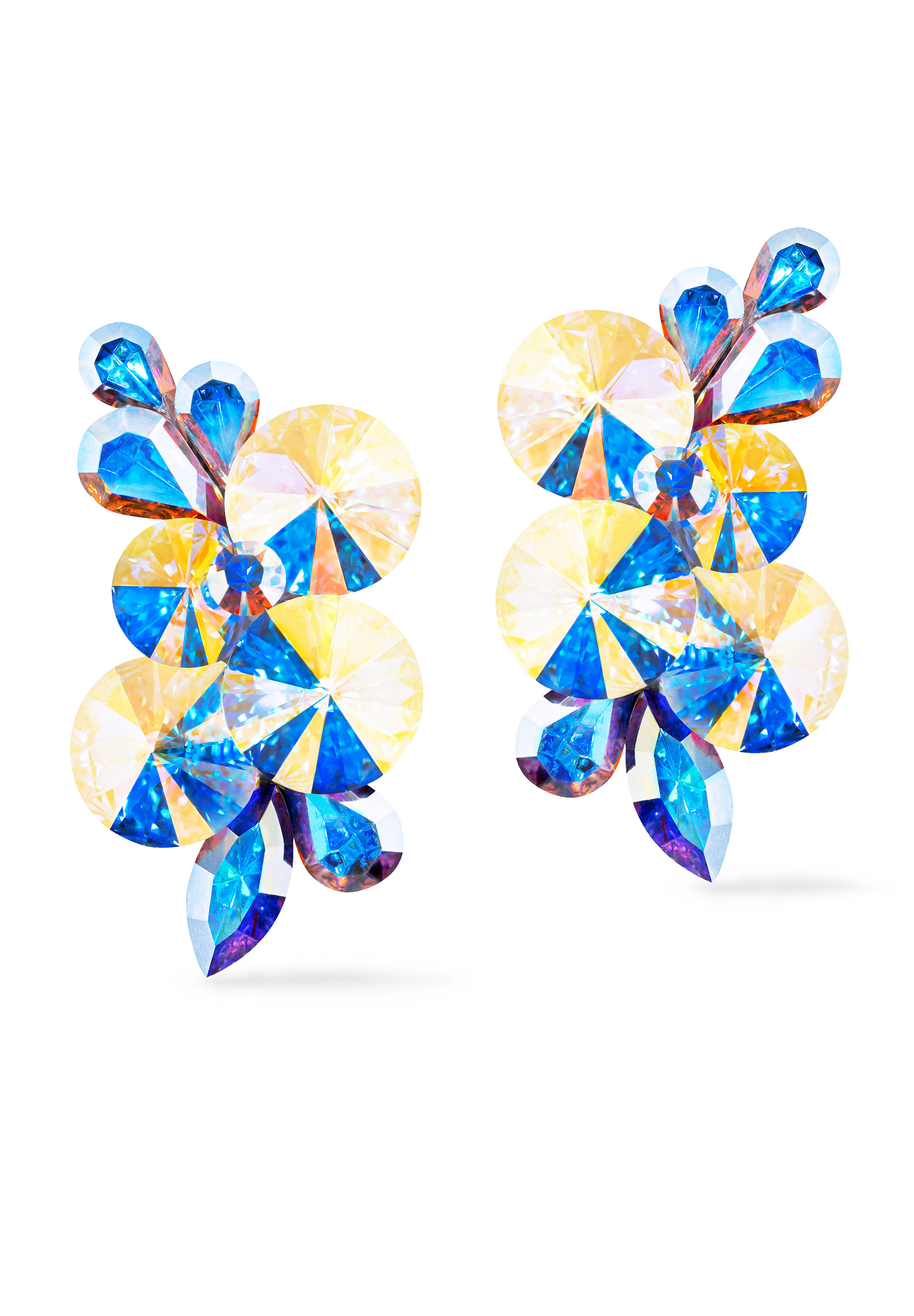 Rhinestone Earring 2061 CAB-Crystal AB