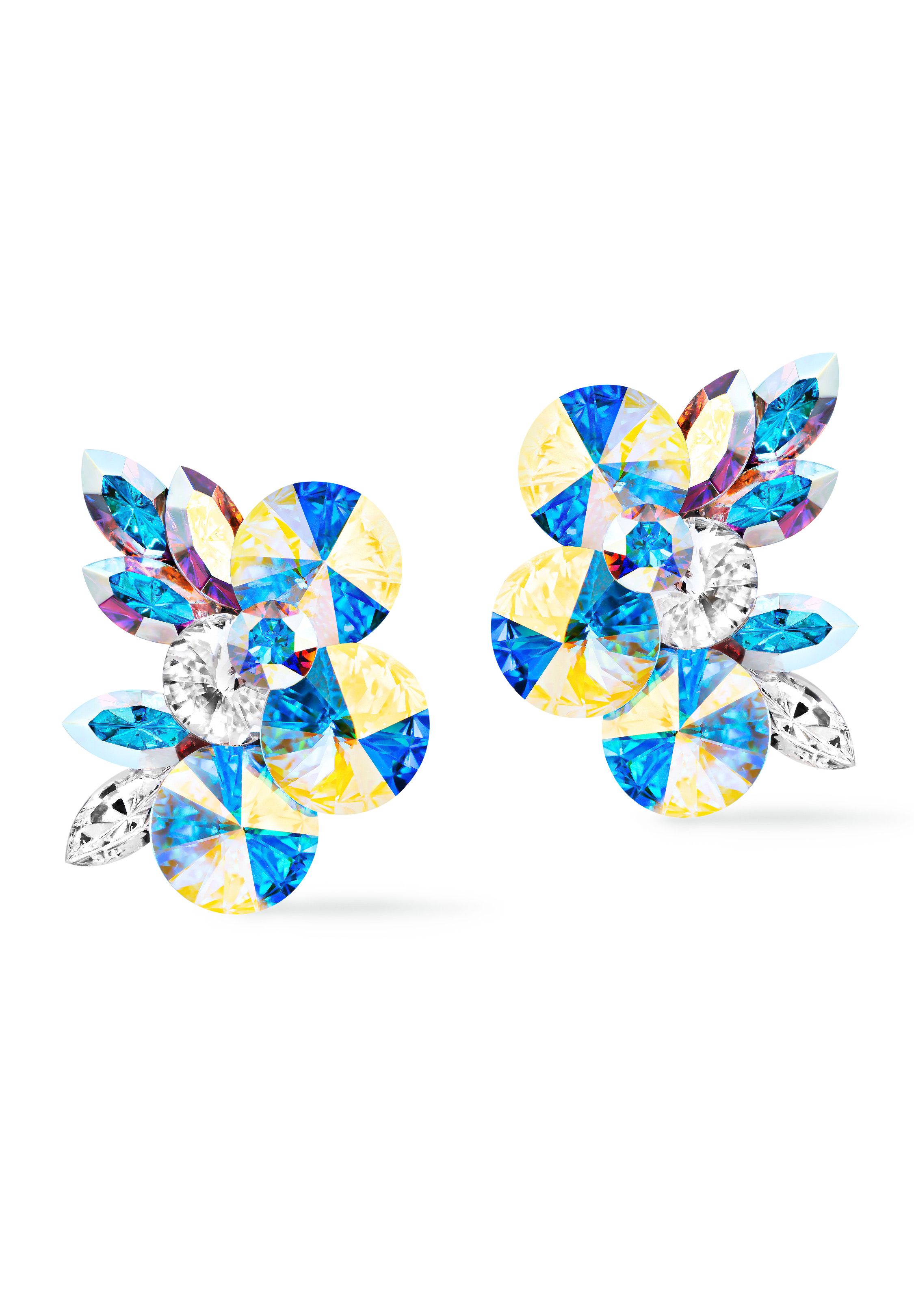 Rhinestone Earring 2064 CAB-Crystal AB