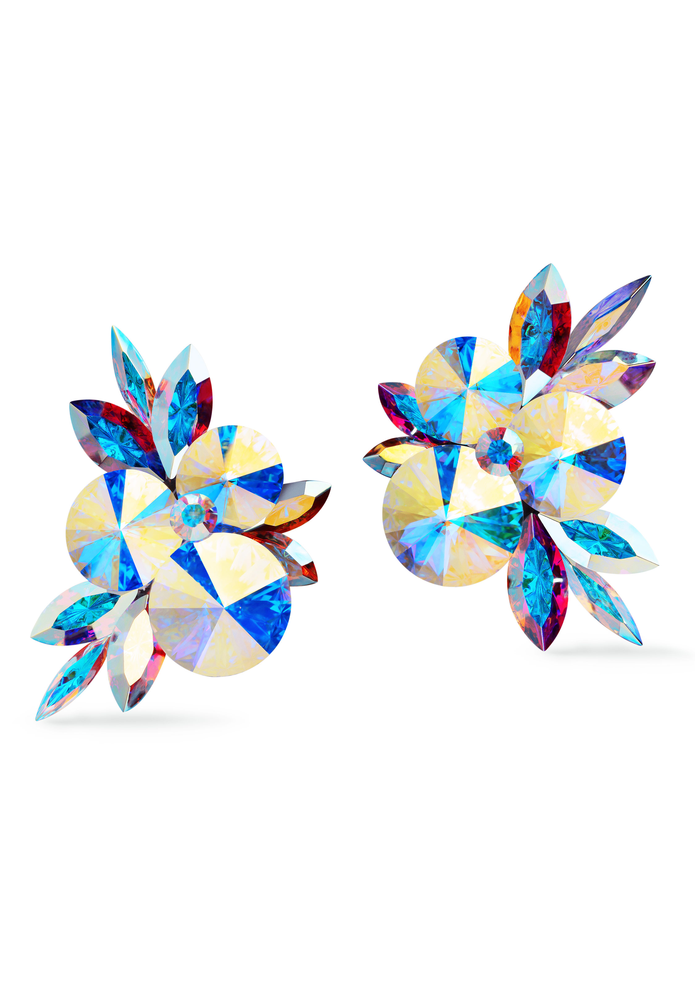 Rhinestone Earring 2070 CAB-Crystal AB