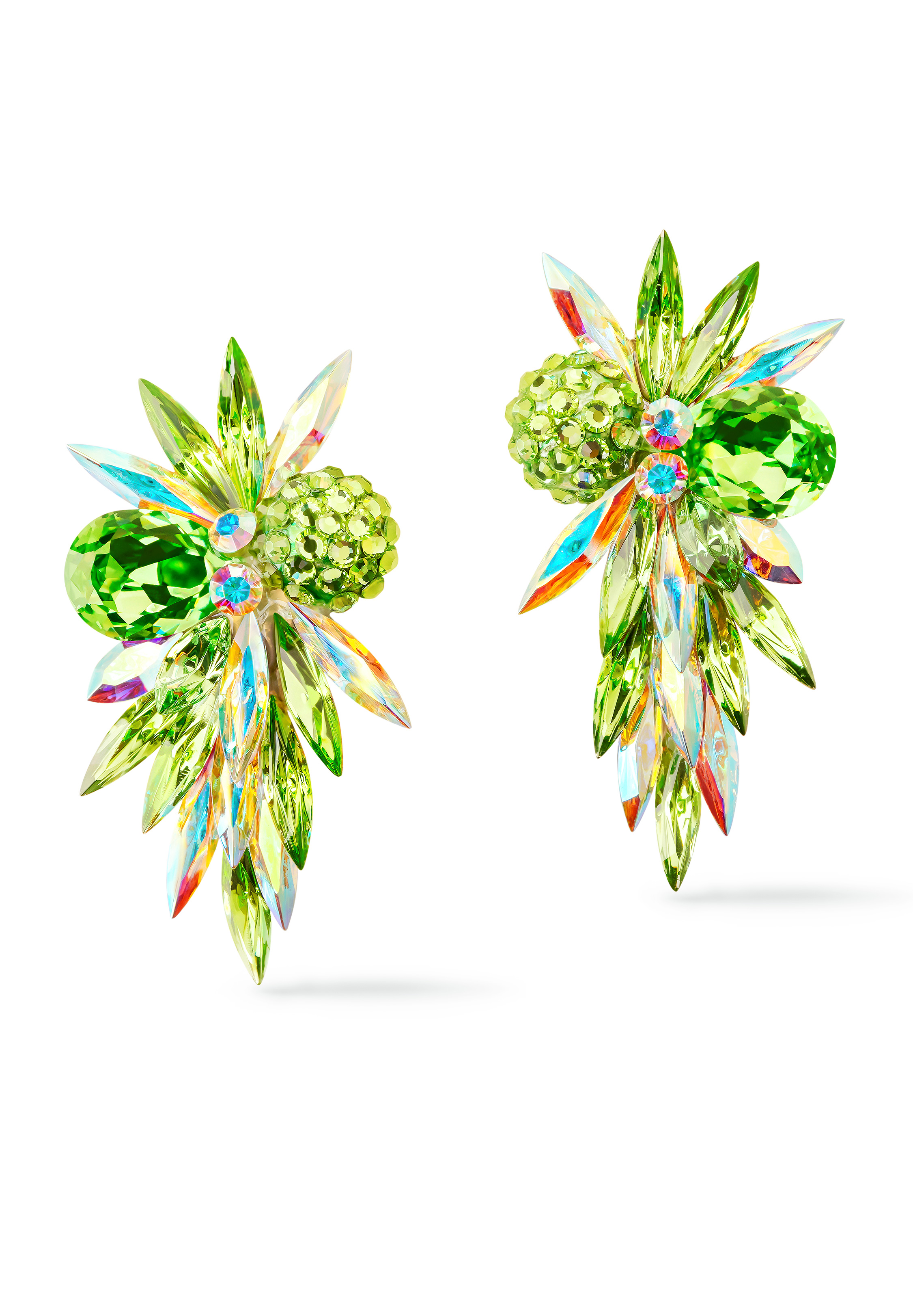 Rhinestone Earring 2074 PR-Peridot