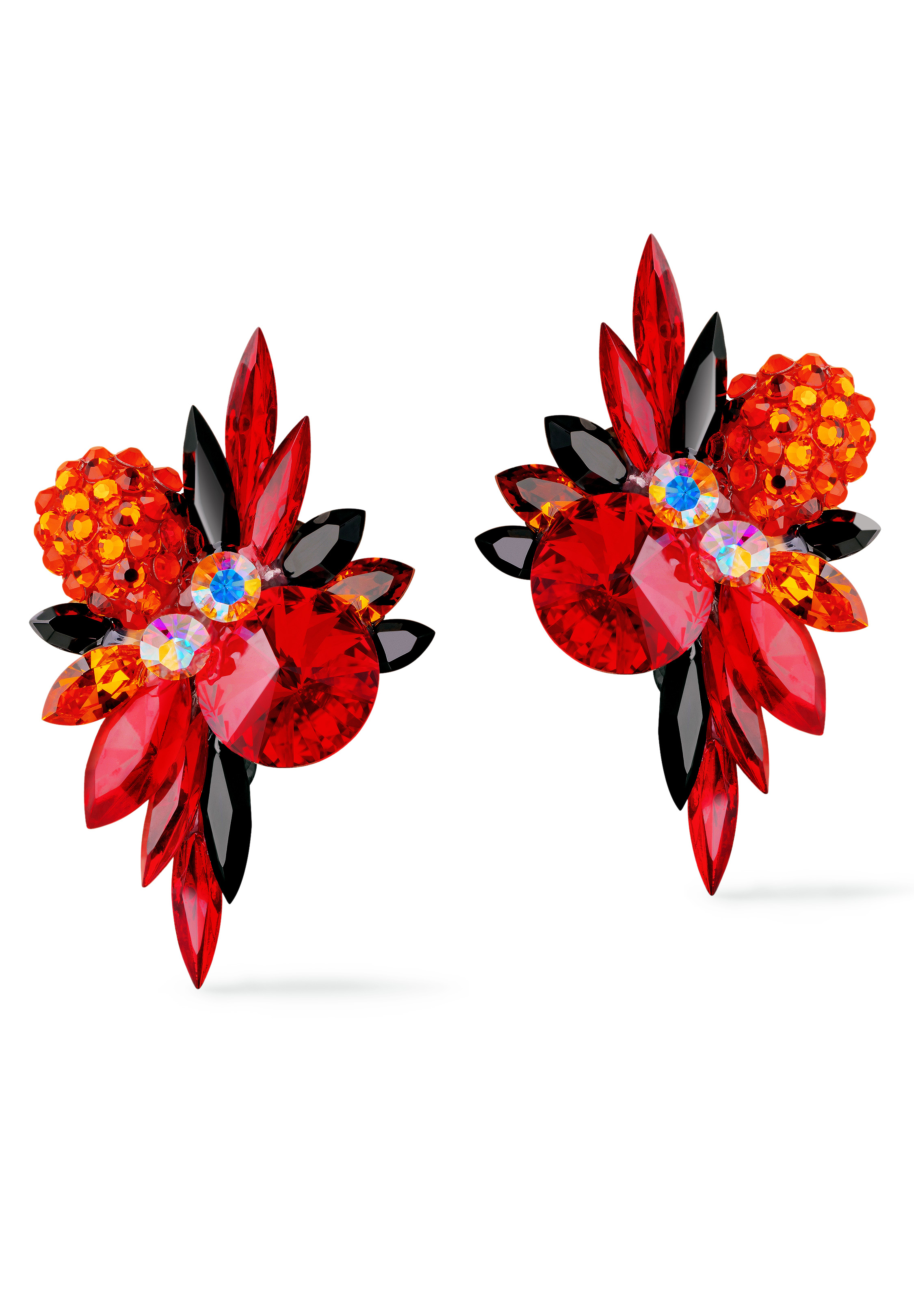 Rhinestone Earring 2084 HCSM-Hyacinth / Siam
