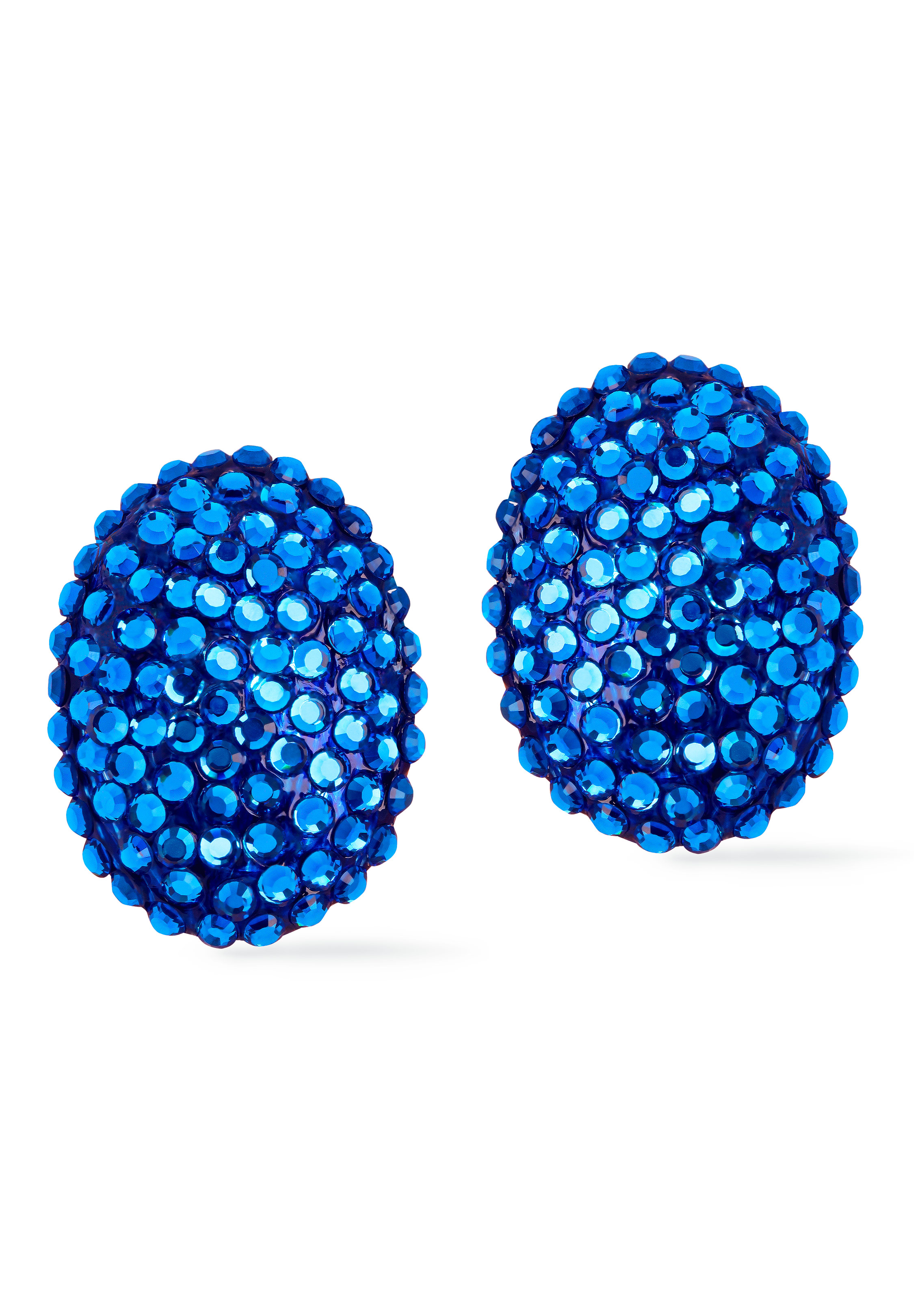 Rhinestone Earring 810229 CB-Capri Blue