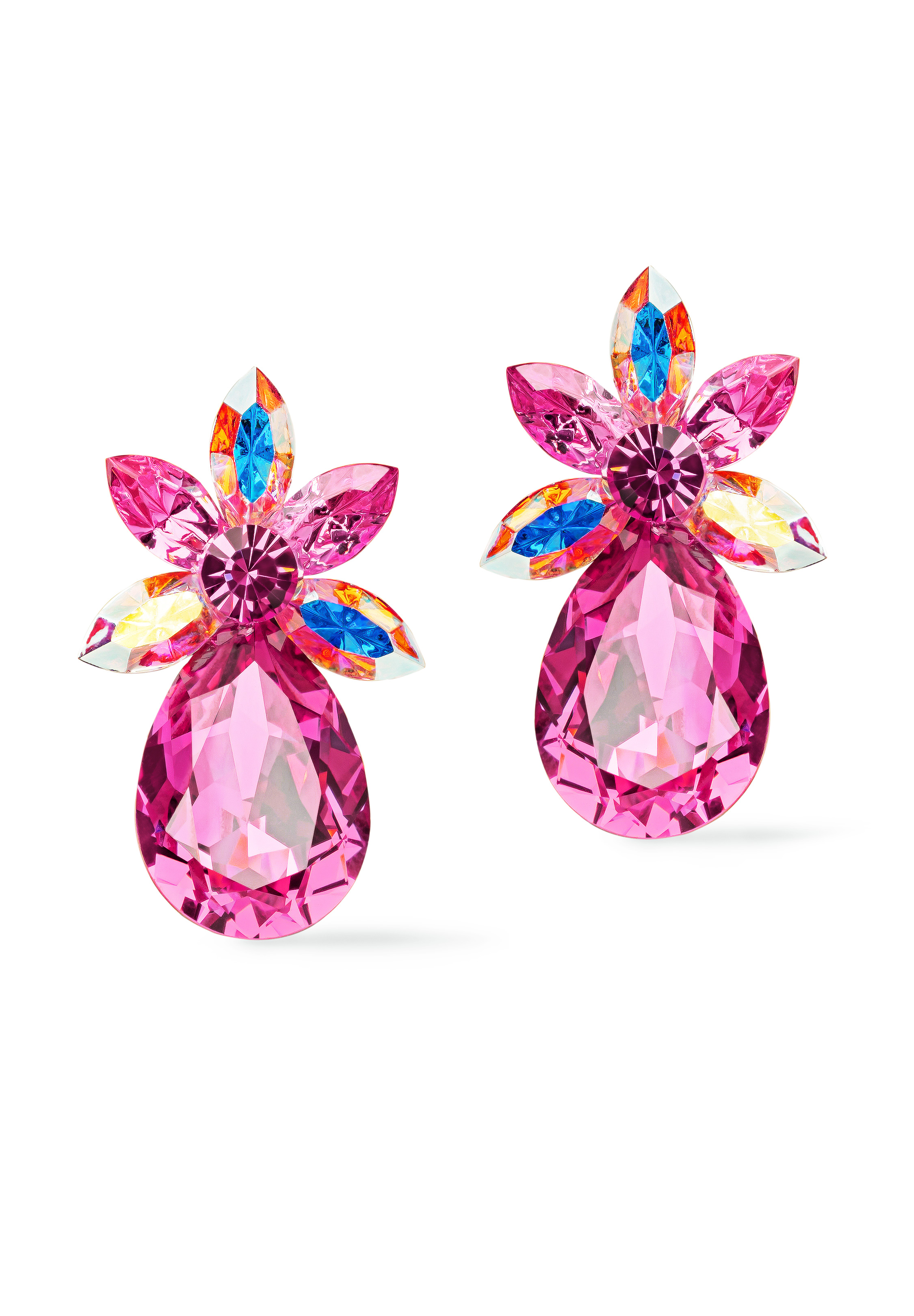 Rhinestone Earring 810403 FC-Rose