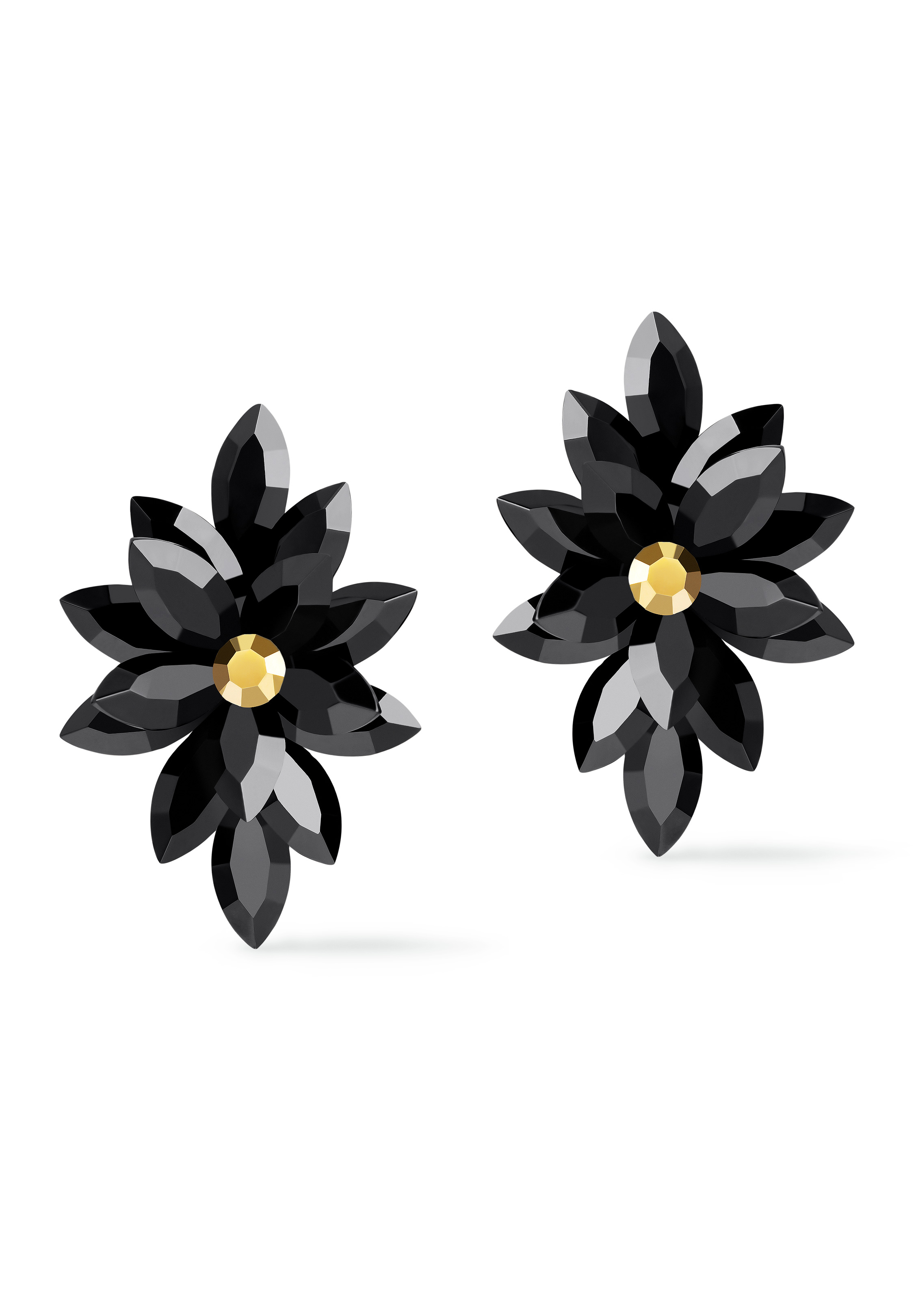 Rhinestone Earring CH01 JT-Jet