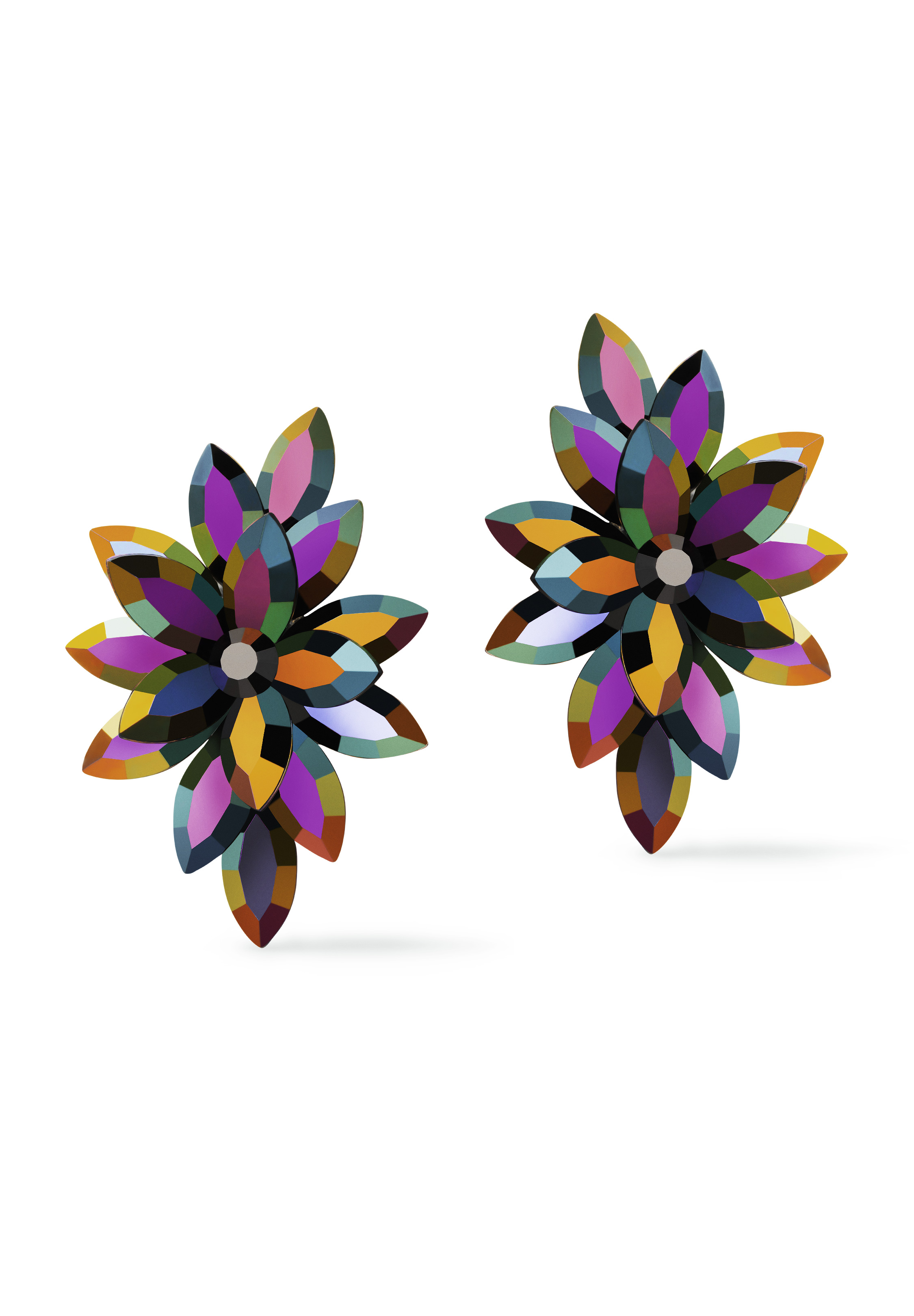 Rhinestone Earring Ch01 JTAB-Jet AB