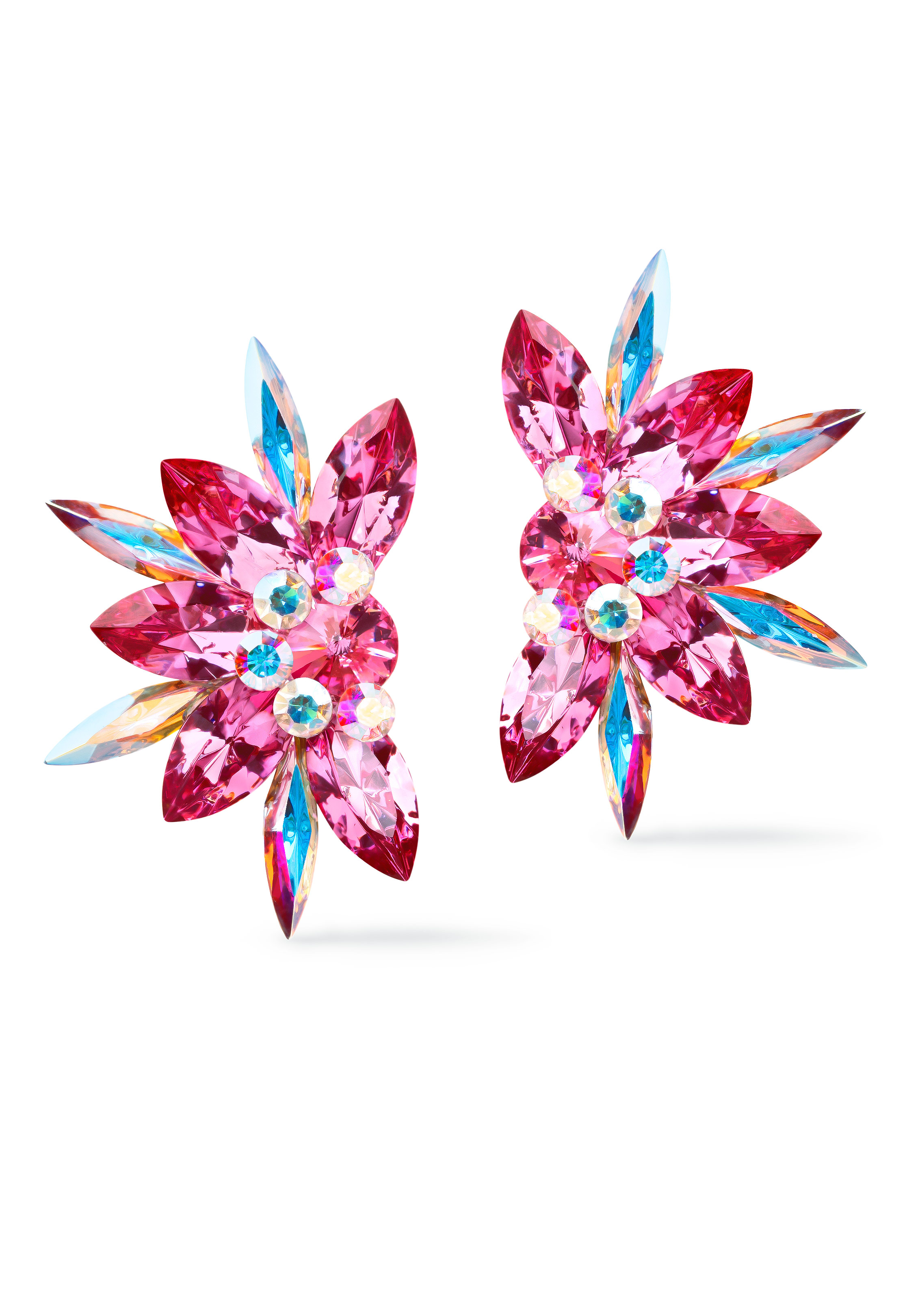 Rhinestone Earring 2054 RSCAB-Rose